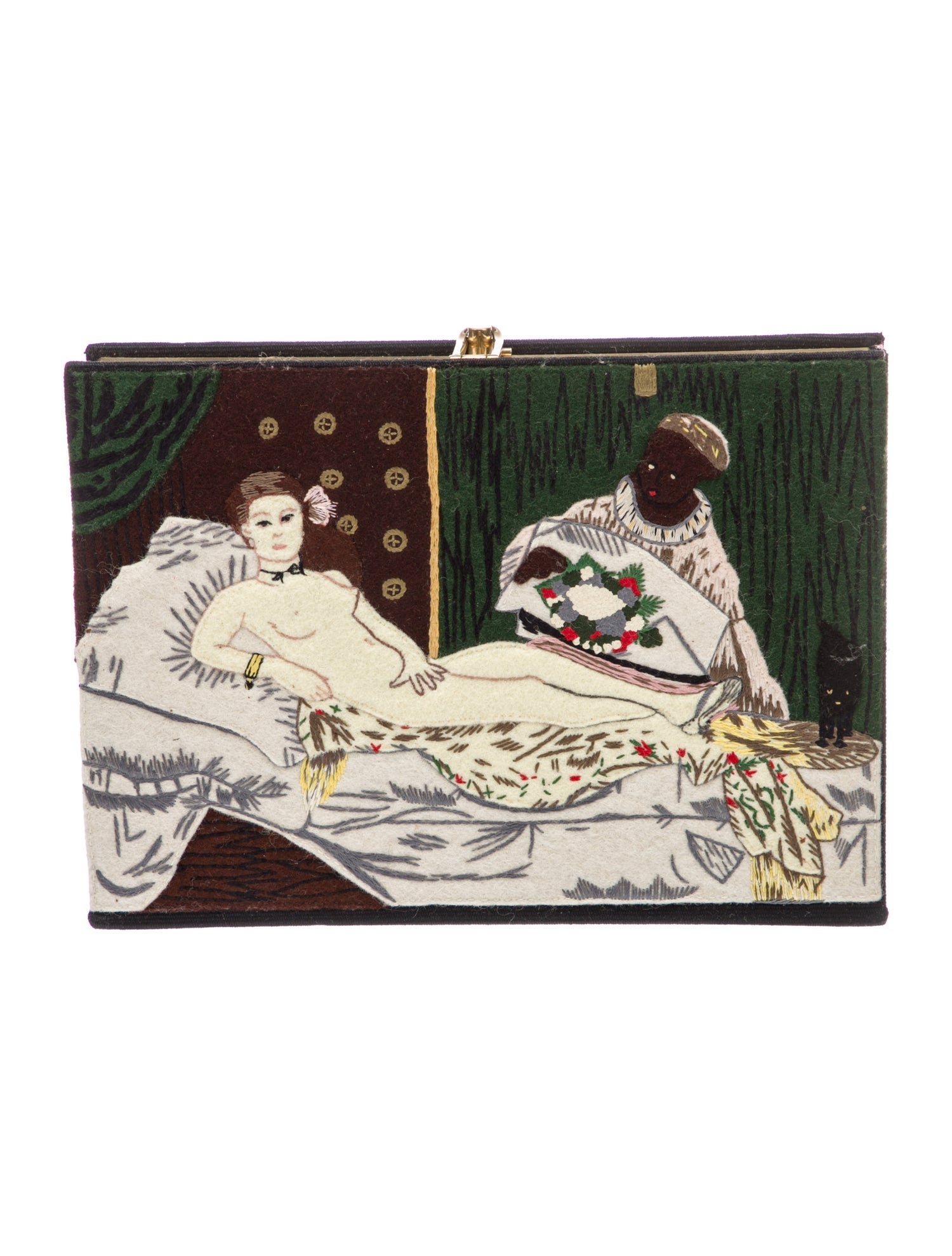 Olympia Le-Tan Canvas Clutch