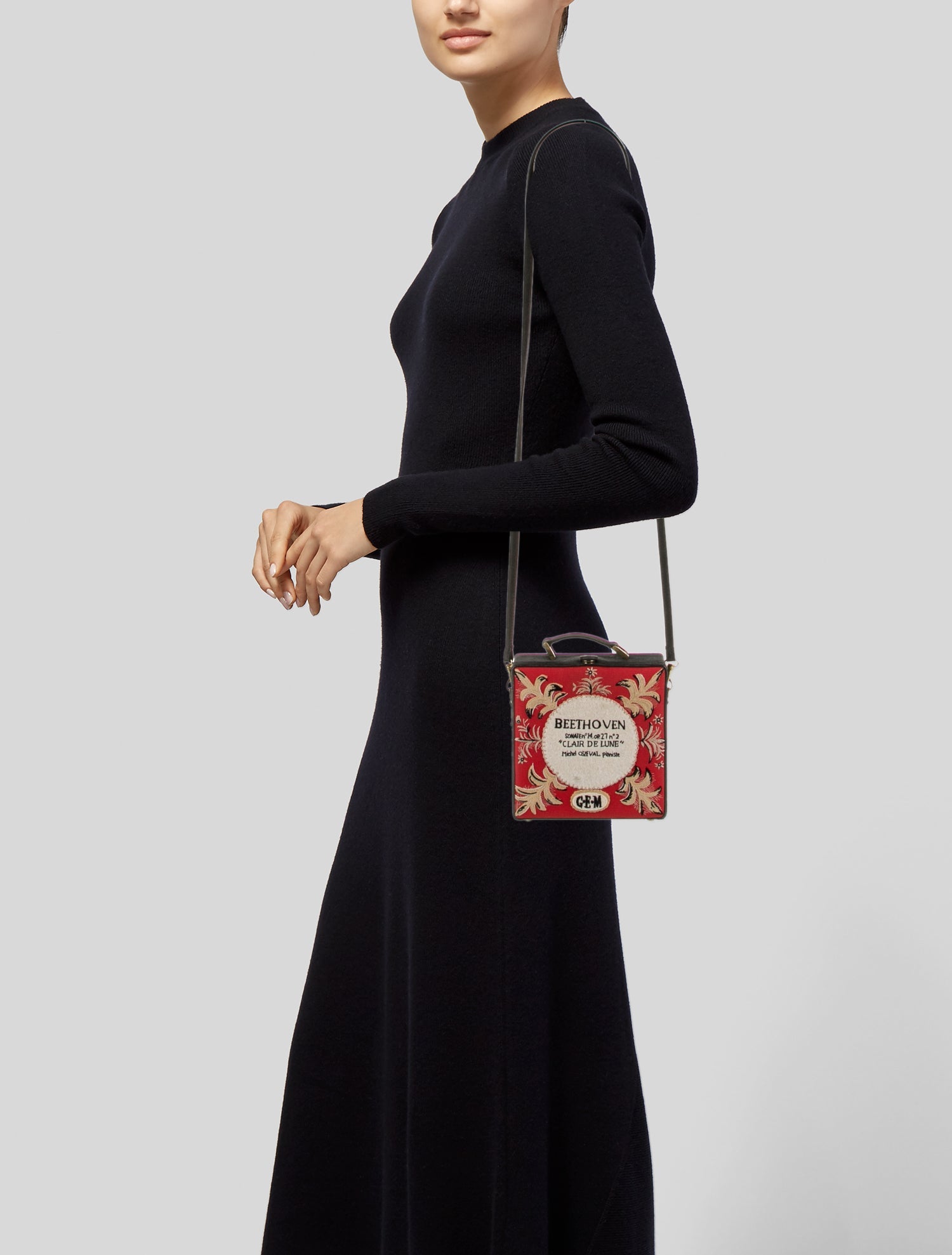 Olympia Le-Tan Velvet Suitcase