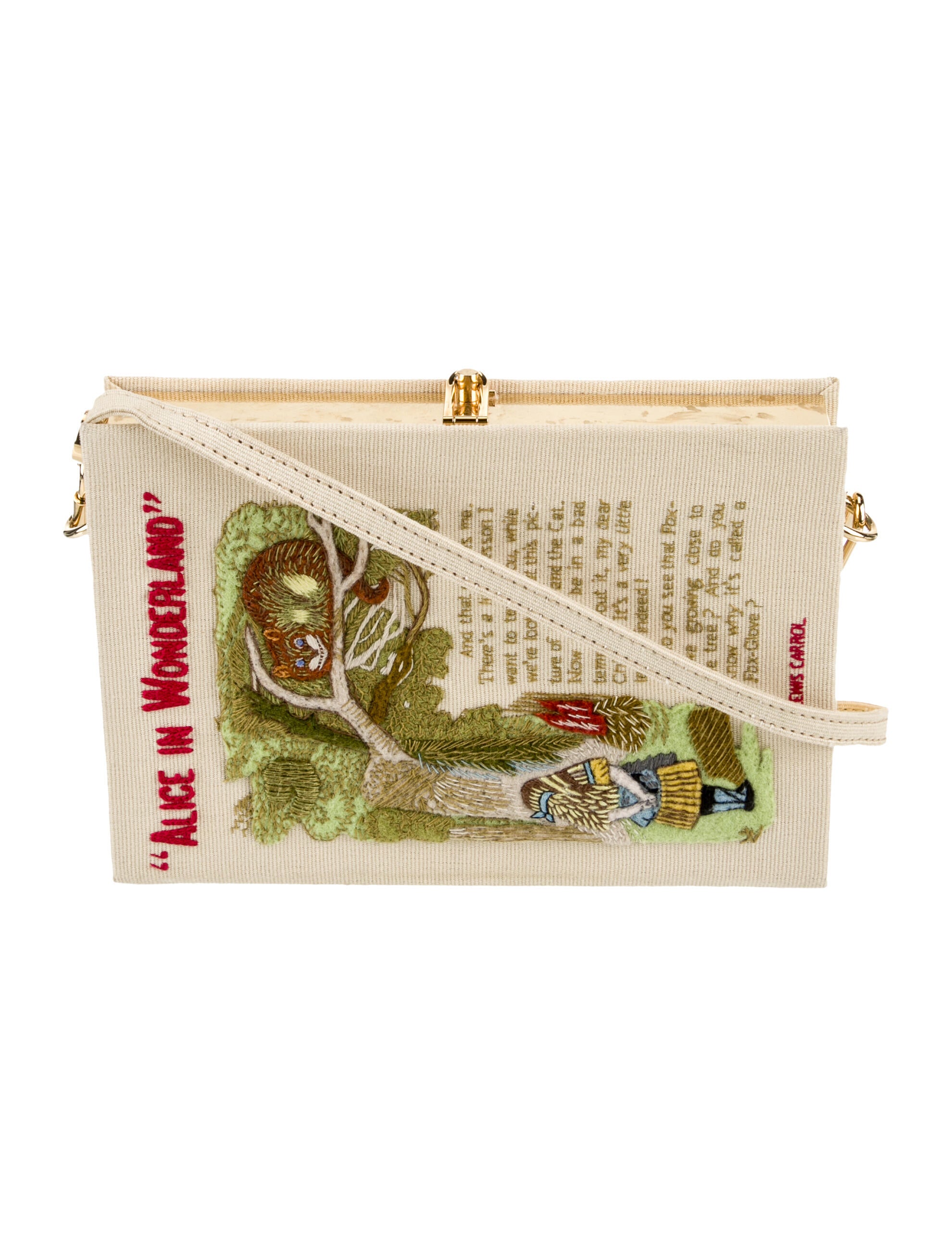 Olympia Le-Tan Canvas Crossbody Bag