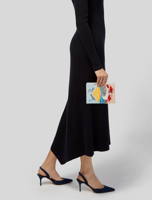 Olympia Le-Tan Canvas Clutch
