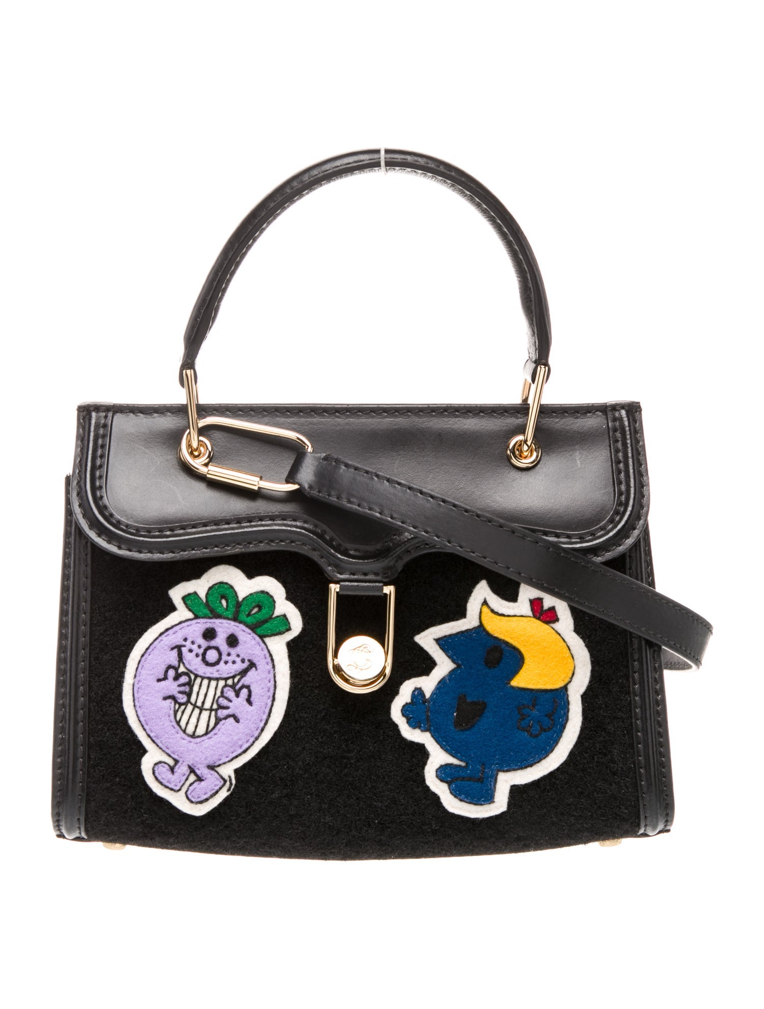 Olympia Le-Tan Leather Top Handle Bag