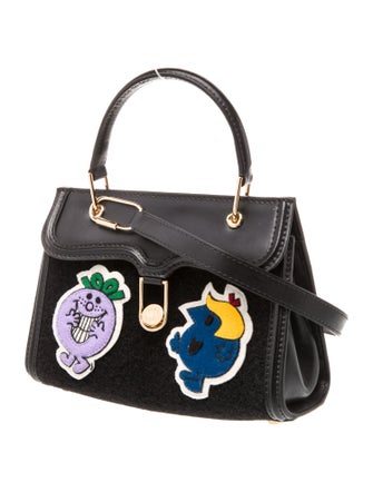 Olympia Le-Tan Leather Top Handle Bag