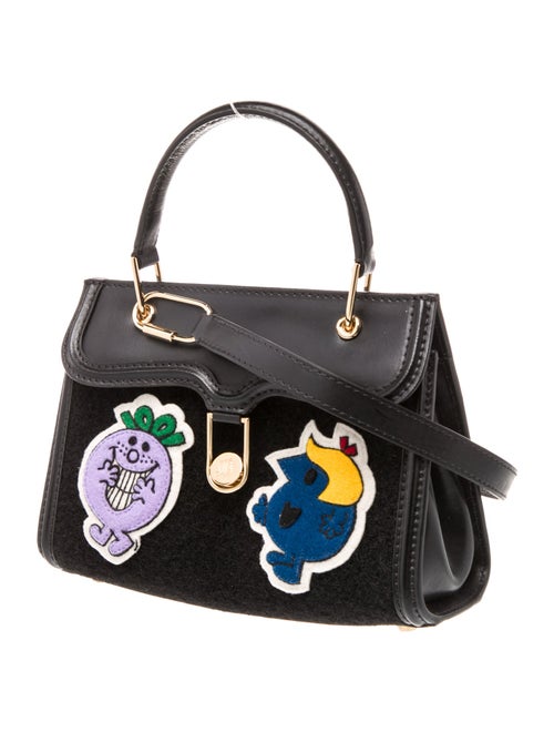 Olympia Le-Tan Leather Top Handle Bag