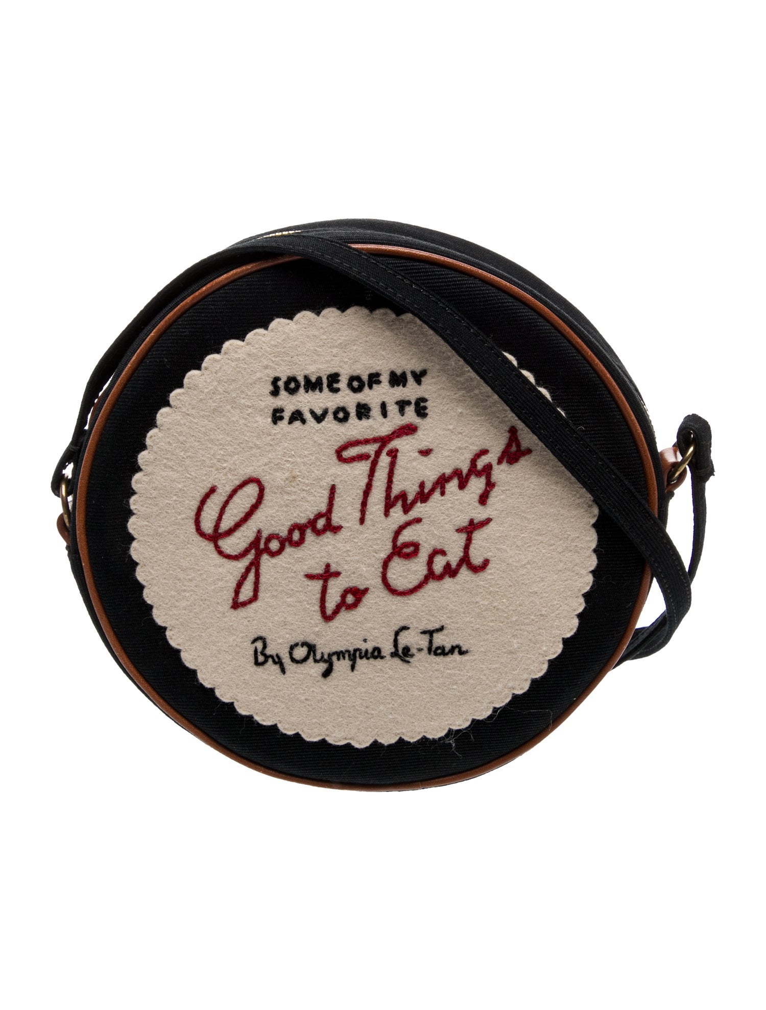 Olympia Le-Tan Canvas Crossbody Bag