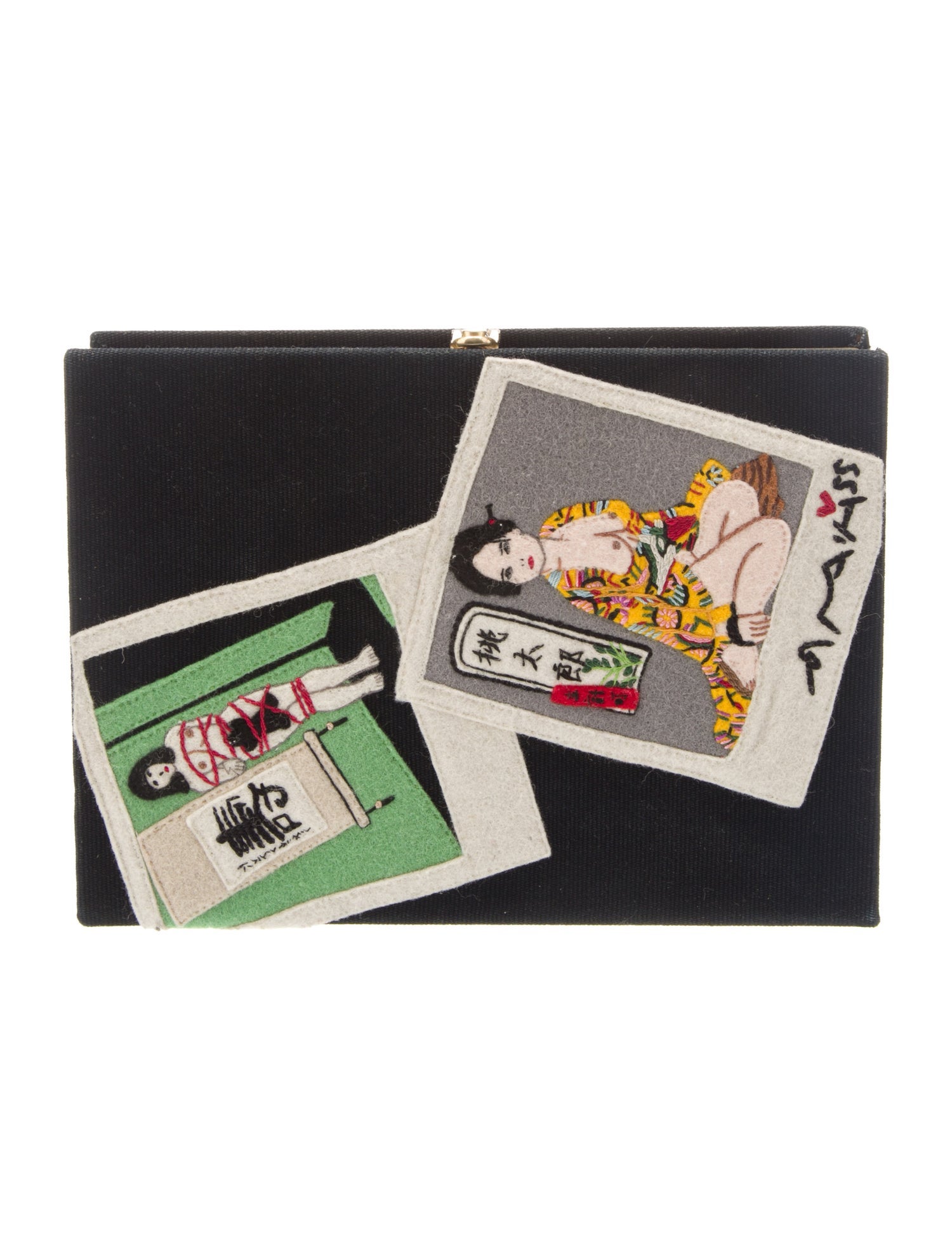 Olympia Le-Tan Canvas Clutch