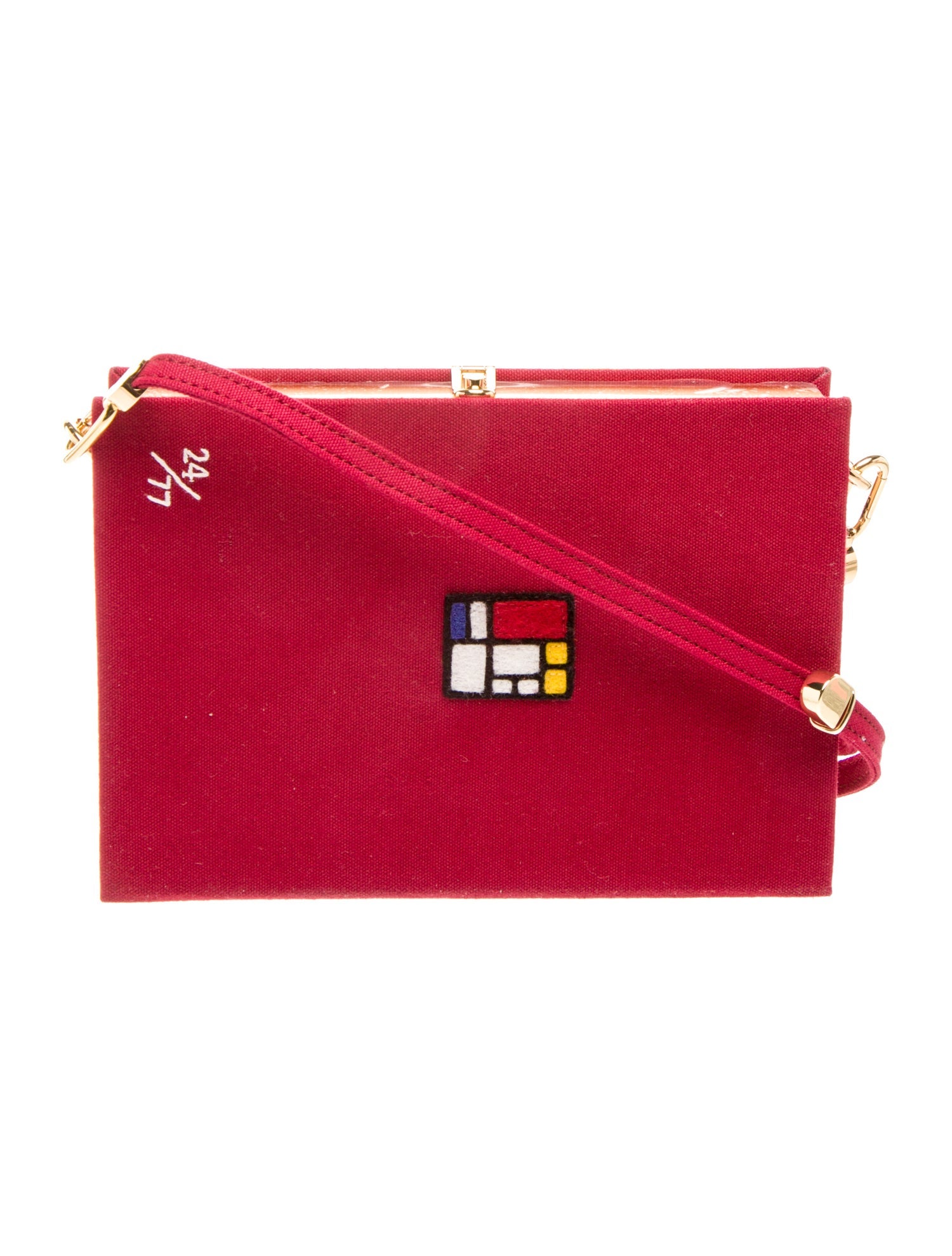 Olympia Le-Tan Canvas Crossbody Bag