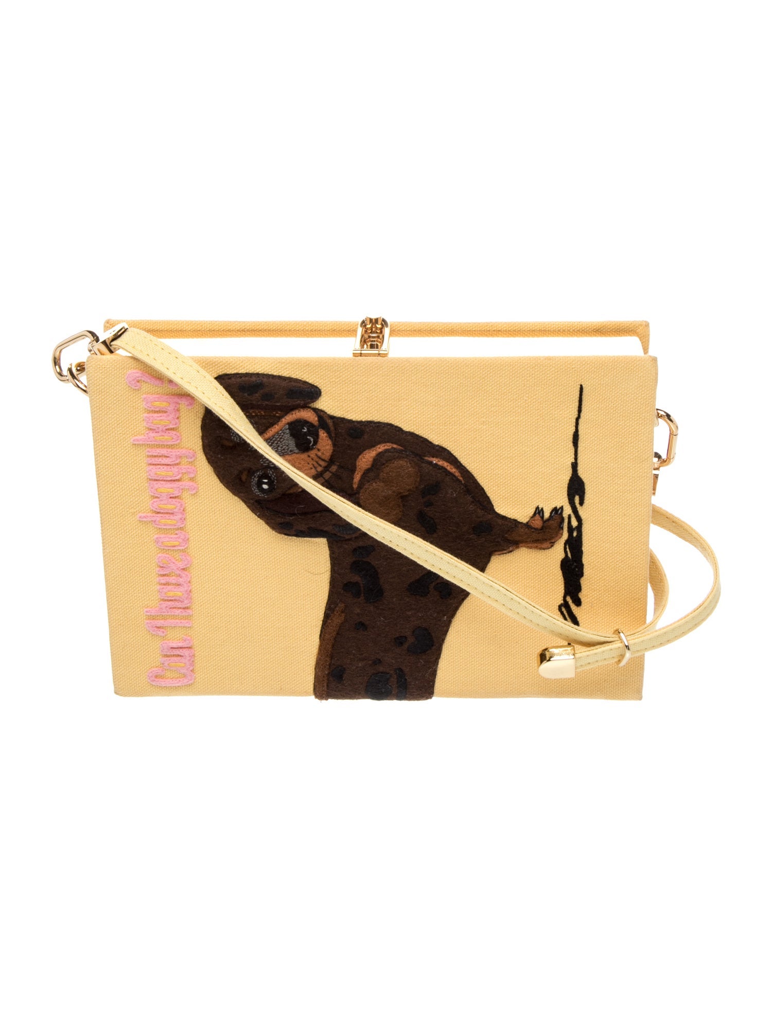 Olympia Le-Tan Canvas Crossbody Bag