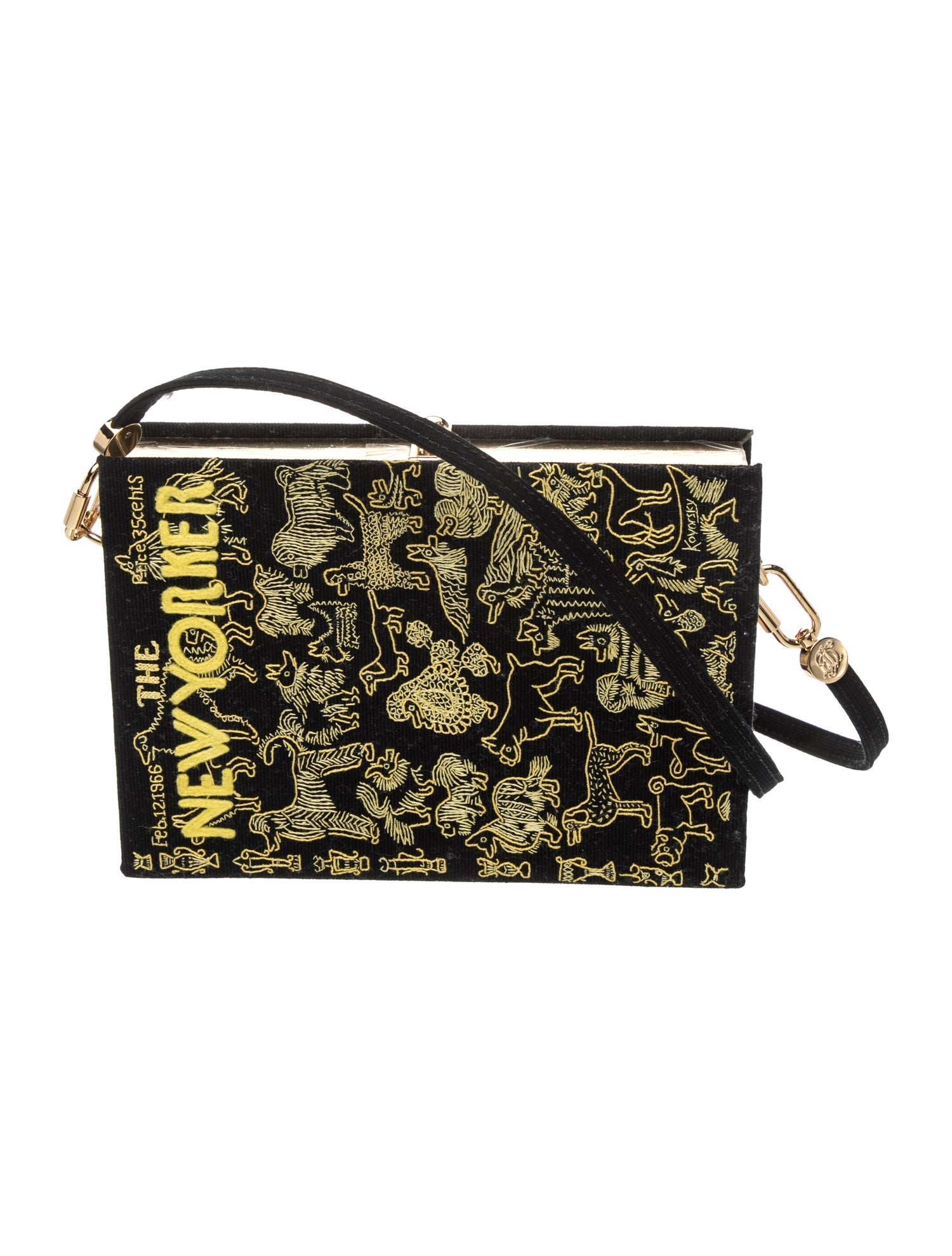 Olympia Le-Tan Canvas Crossbody Bag