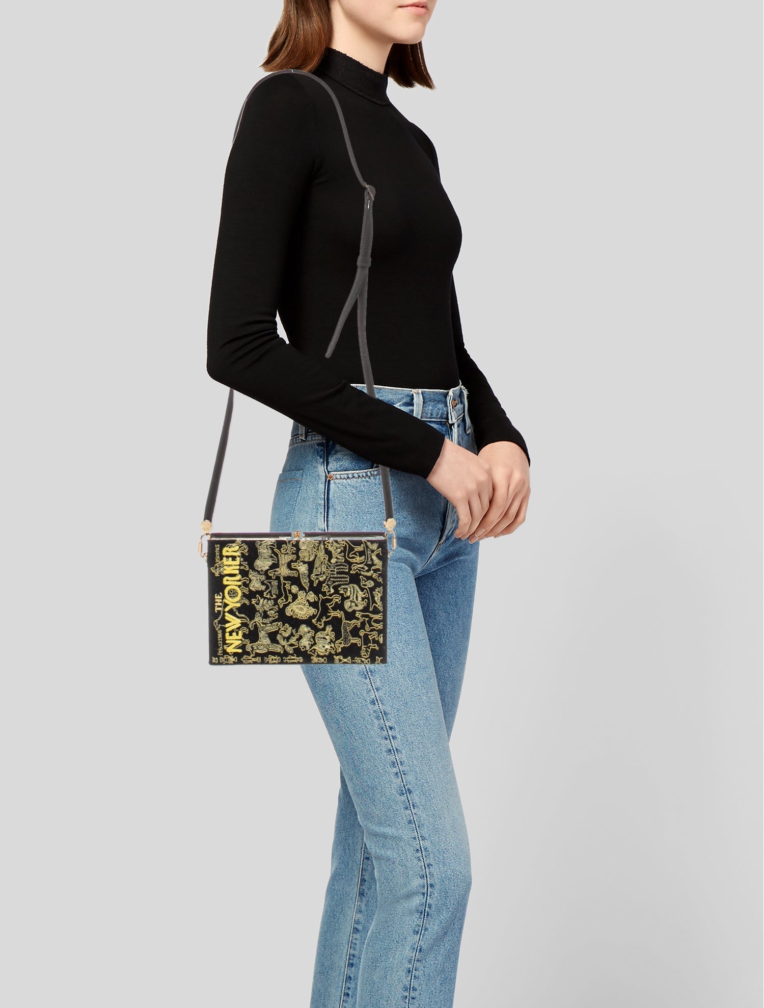 Olympia Le-Tan Canvas Crossbody Bag