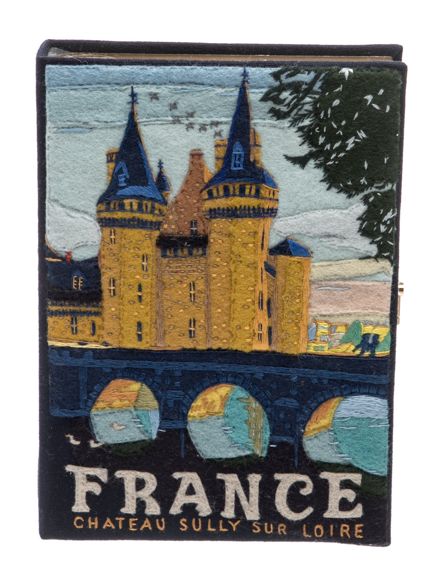 Olympia Le-Tan Felt Clutch w/ Tags