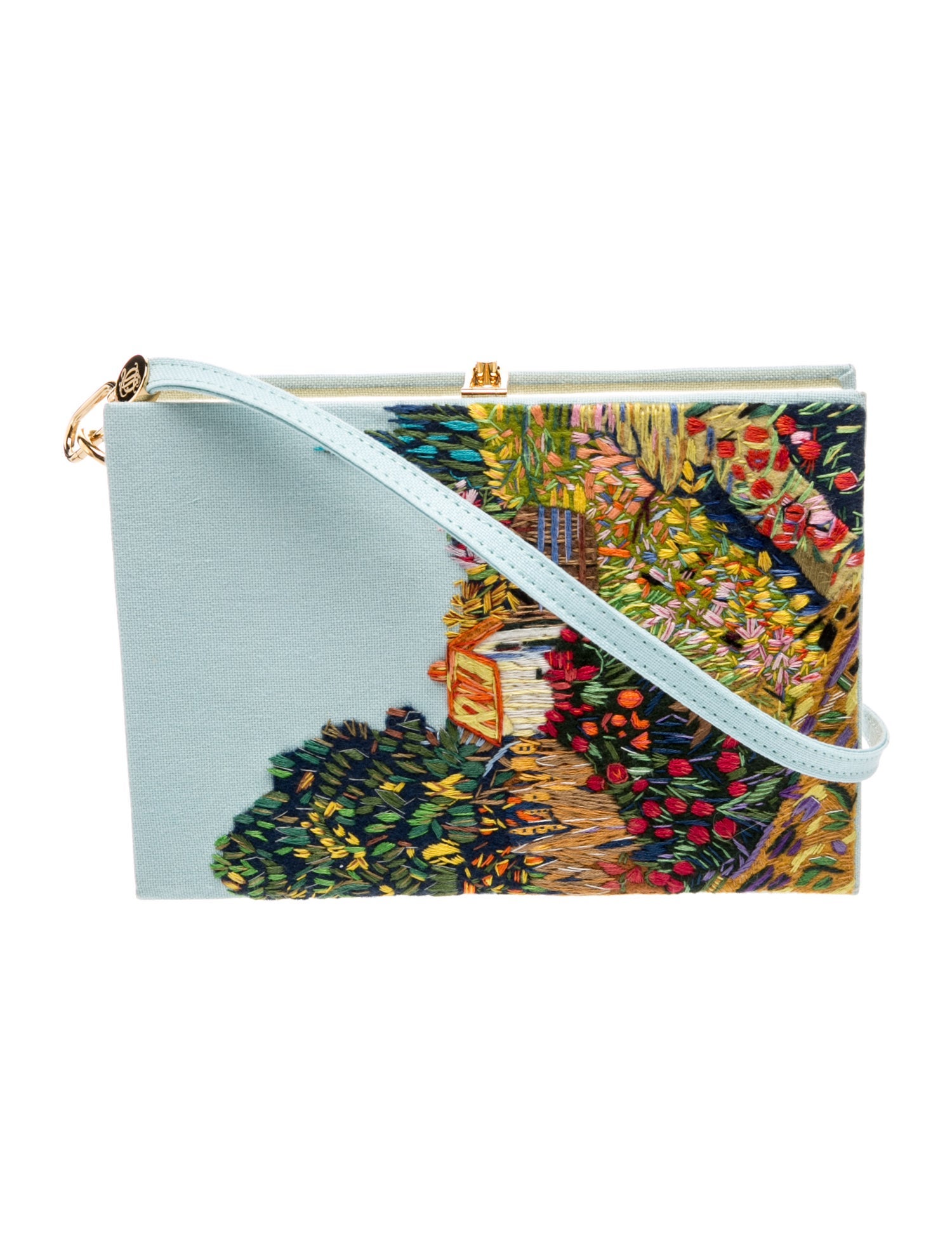 Olympia Le-Tan Canvas Crossbody Bag