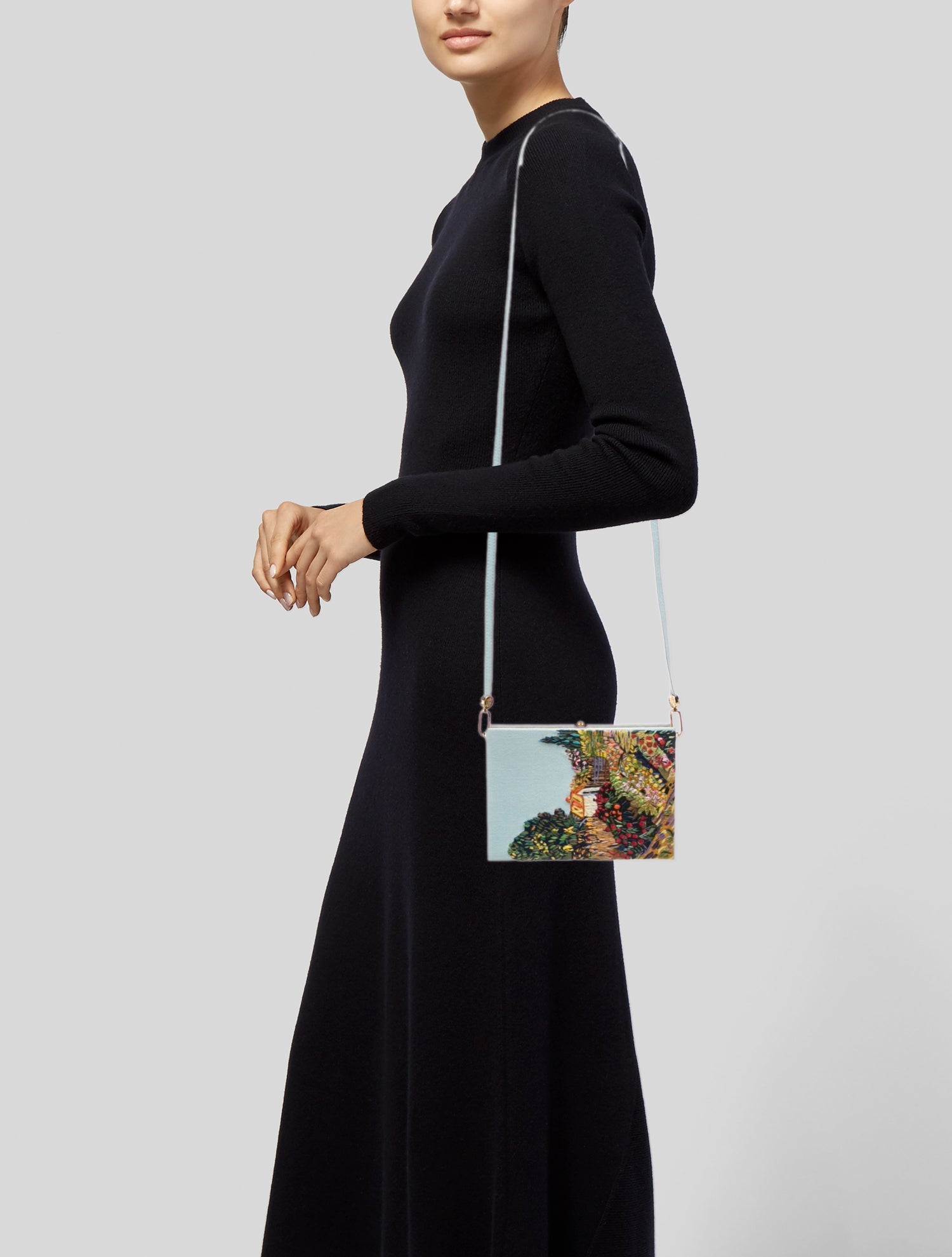 Olympia Le-Tan Canvas Crossbody Bag