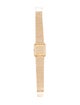 Omega 18K Gold Mesh Bracelet Diamond Watch