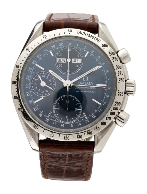 Omega Speedmaster Triple Calendar Watch blue