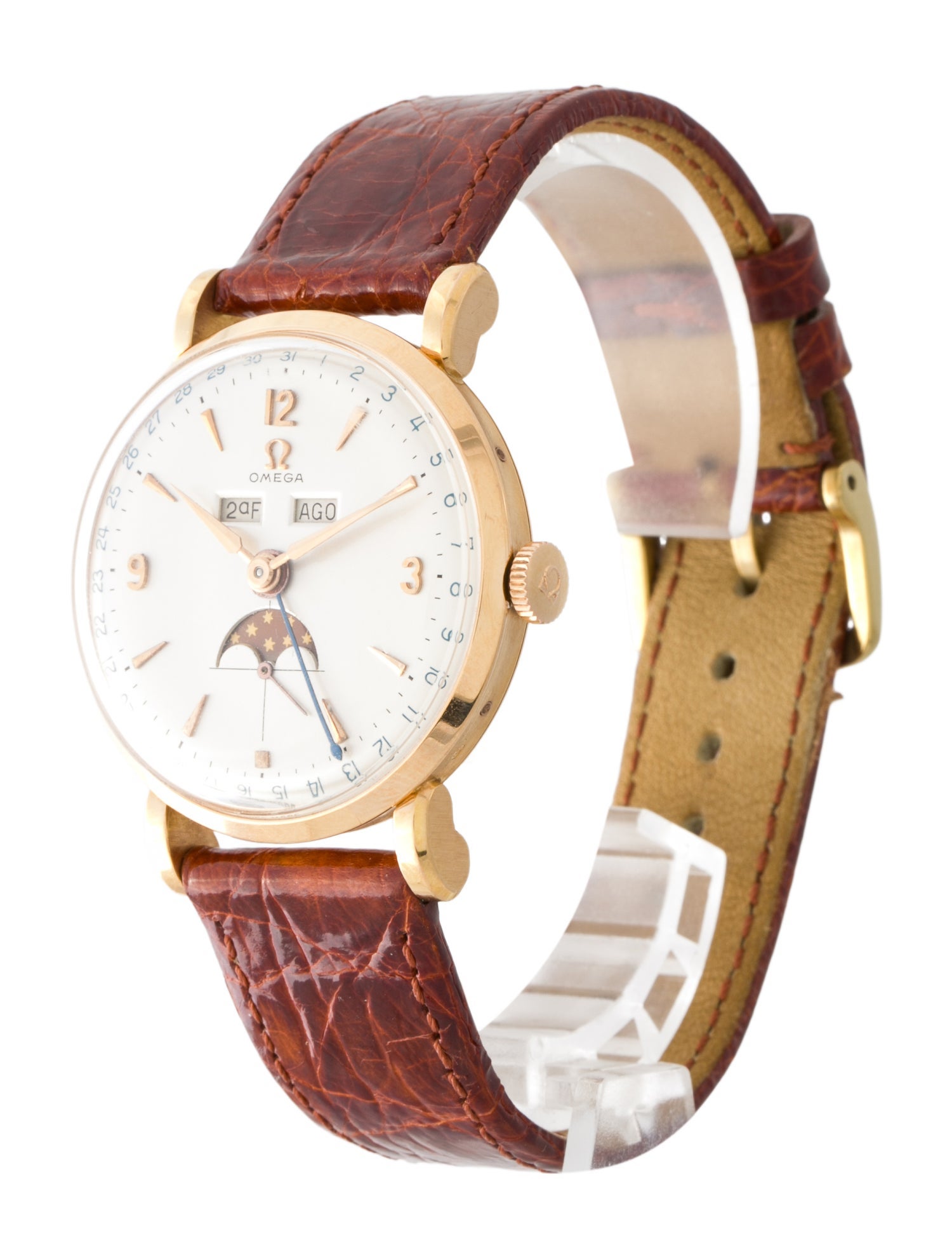 Omega Cosmic Moonphase Triple Date Watch