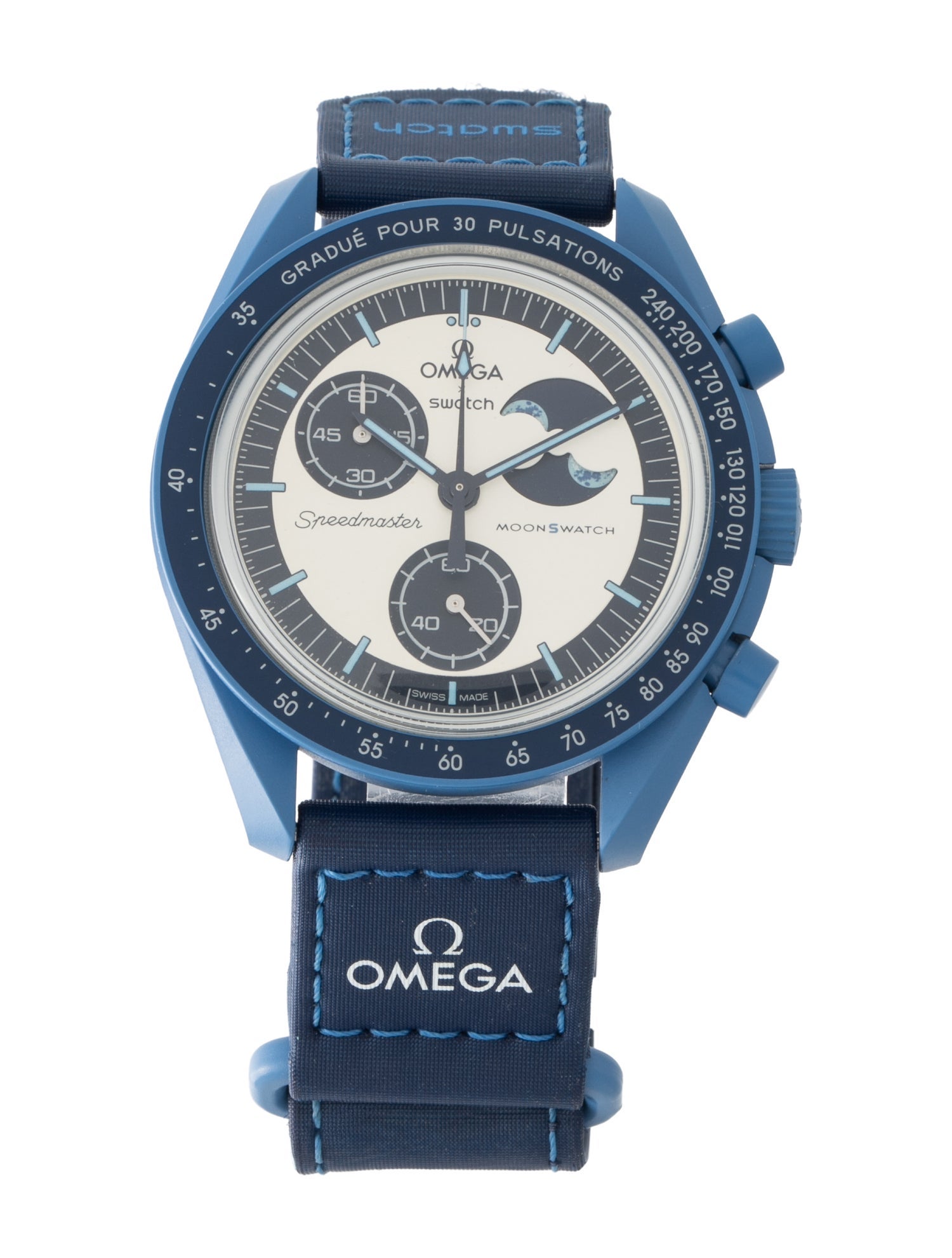 Omega x Swatch "Mission to the Super Blue Moon Phase" MoonSwatch