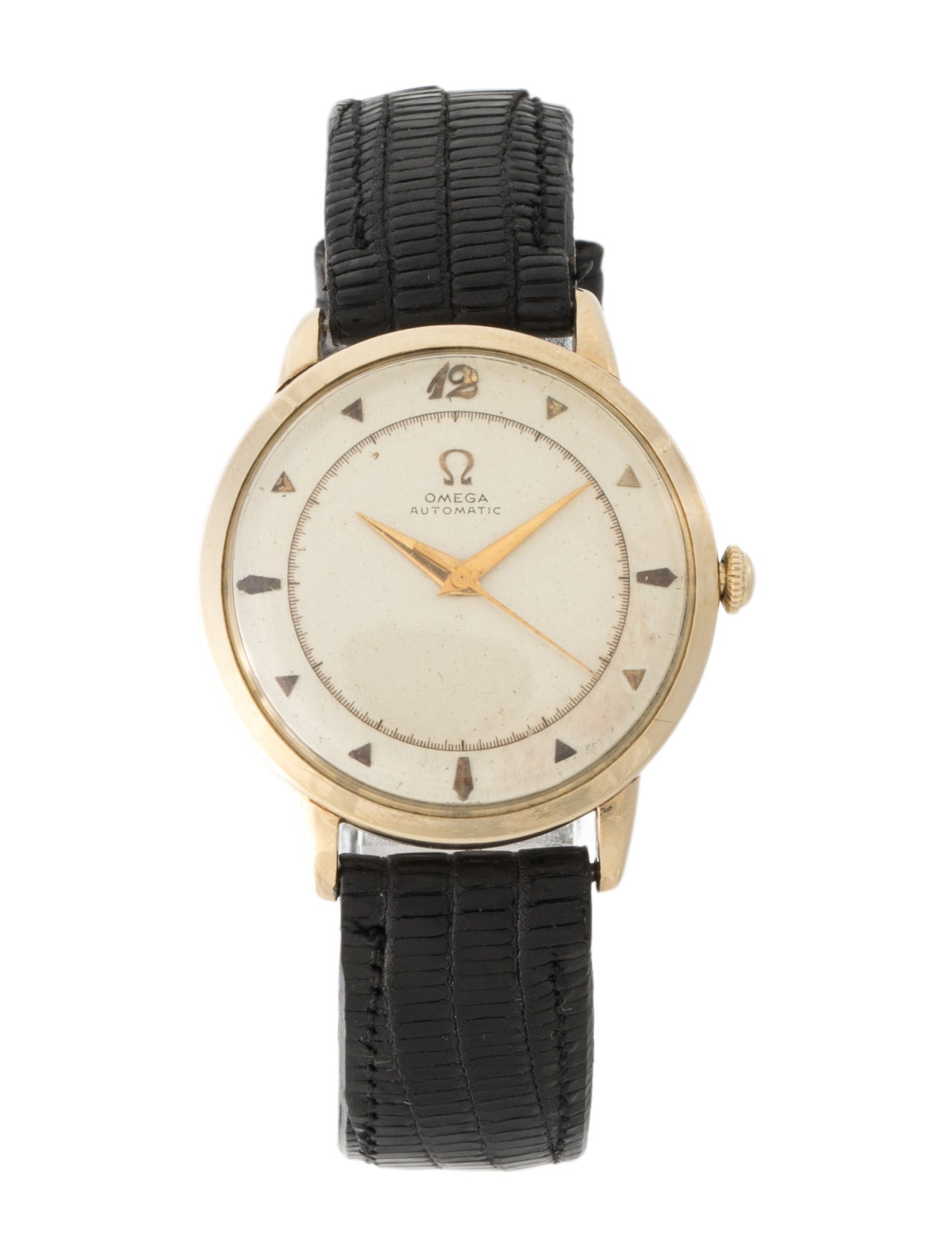 Omega Vintage 14K Gold Automatic Watch