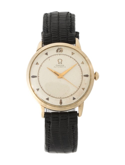 Omega Vintage 14K Gold Automatic Watch