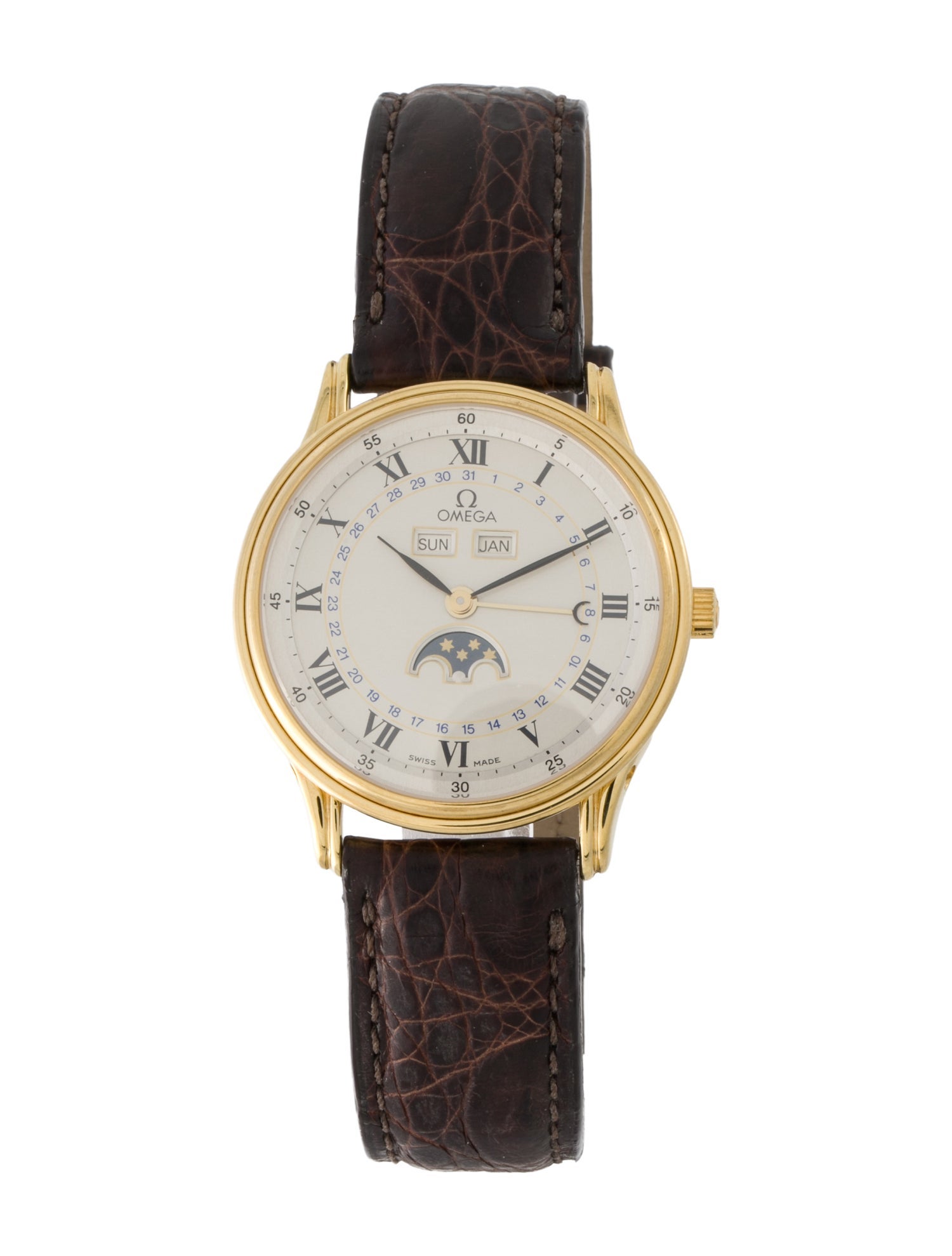 Omega Triple Calendar Phase de Lune Watch