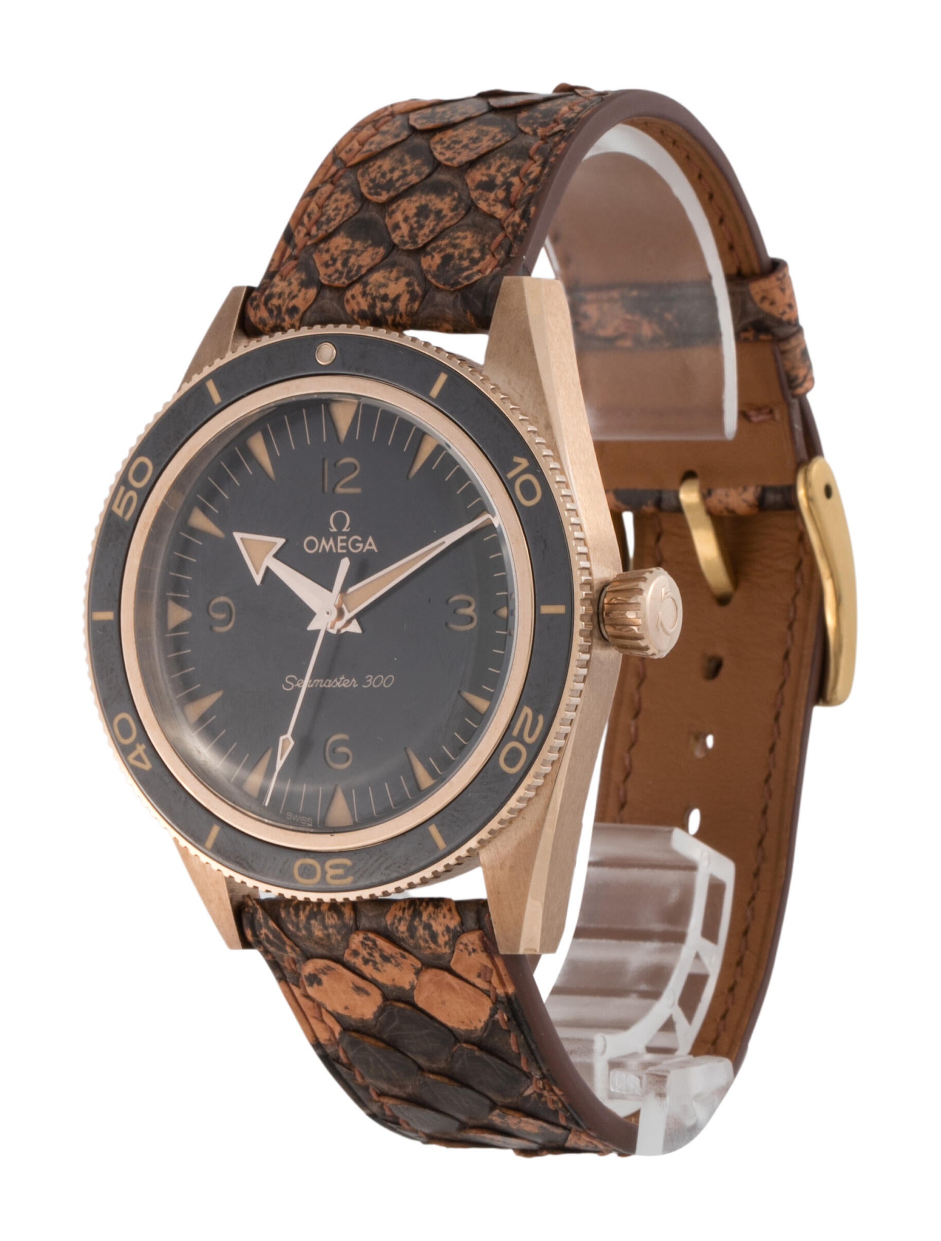Omega Seamaster 300 Bronze Gold Watch