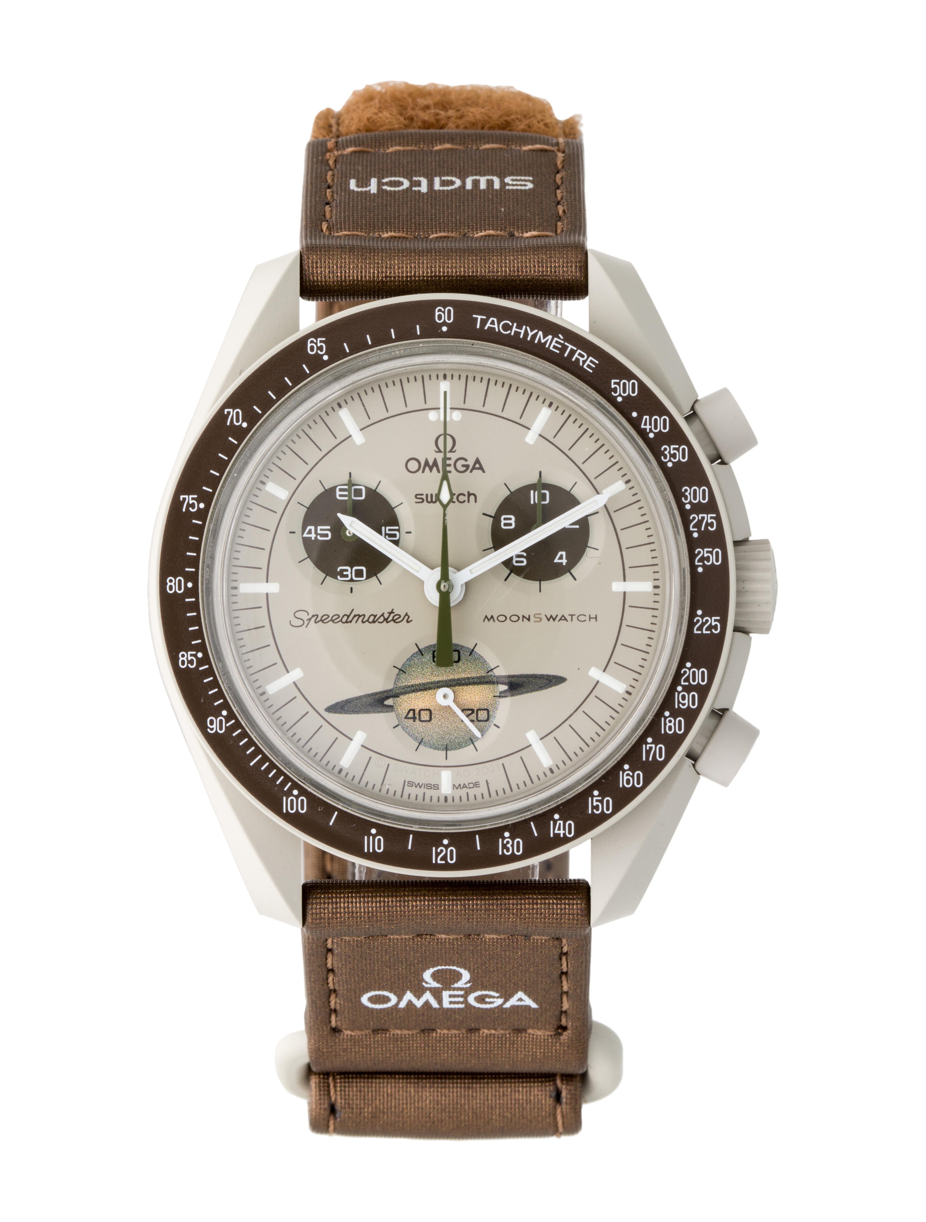 Omega x Swatch Bioceramic MoonSwatch Mission to Saturn Watch