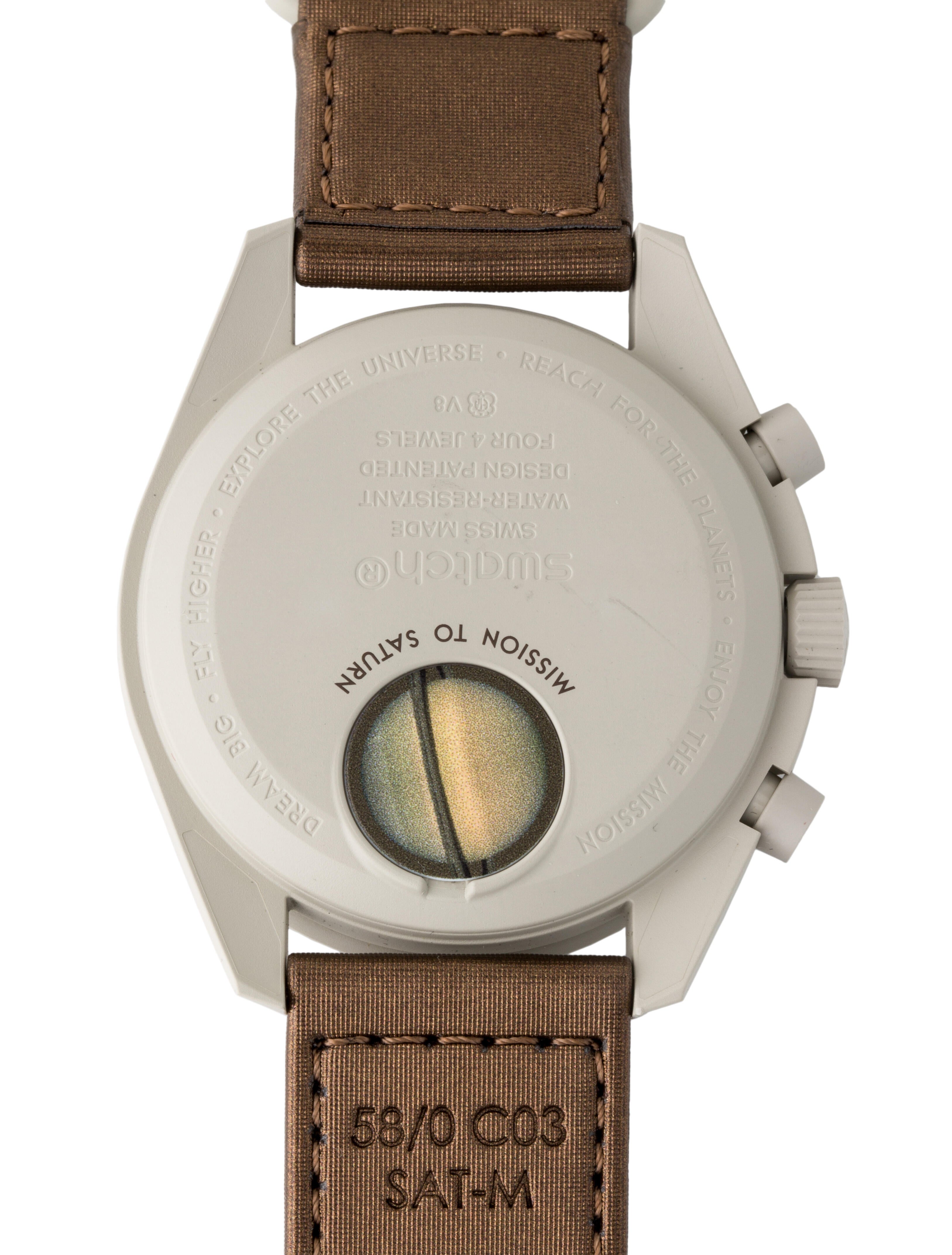 Omega x Swatch Bioceramic MoonSwatch Mission to Saturn Watch