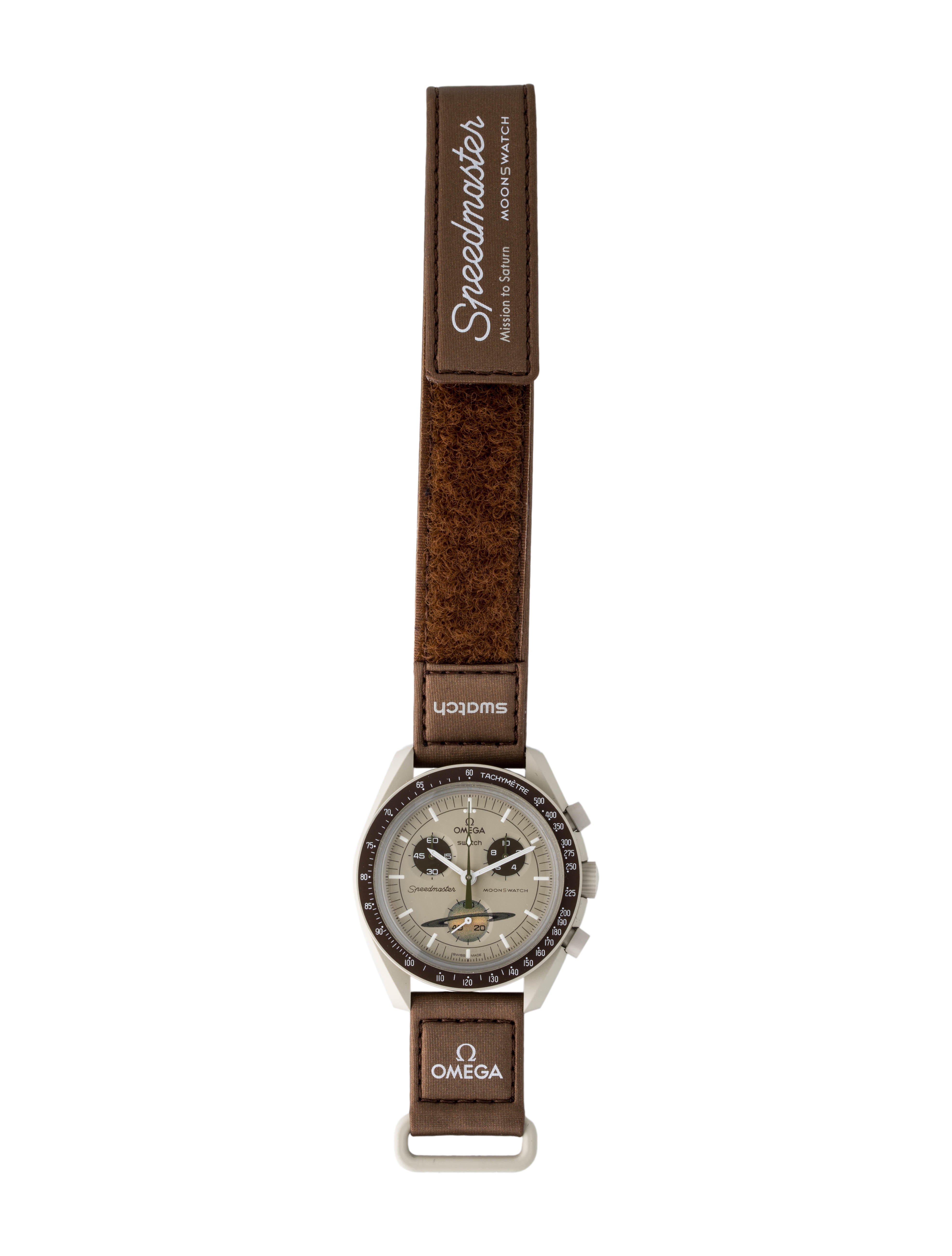 Omega x Swatch Bioceramic MoonSwatch Mission to Saturn Watch