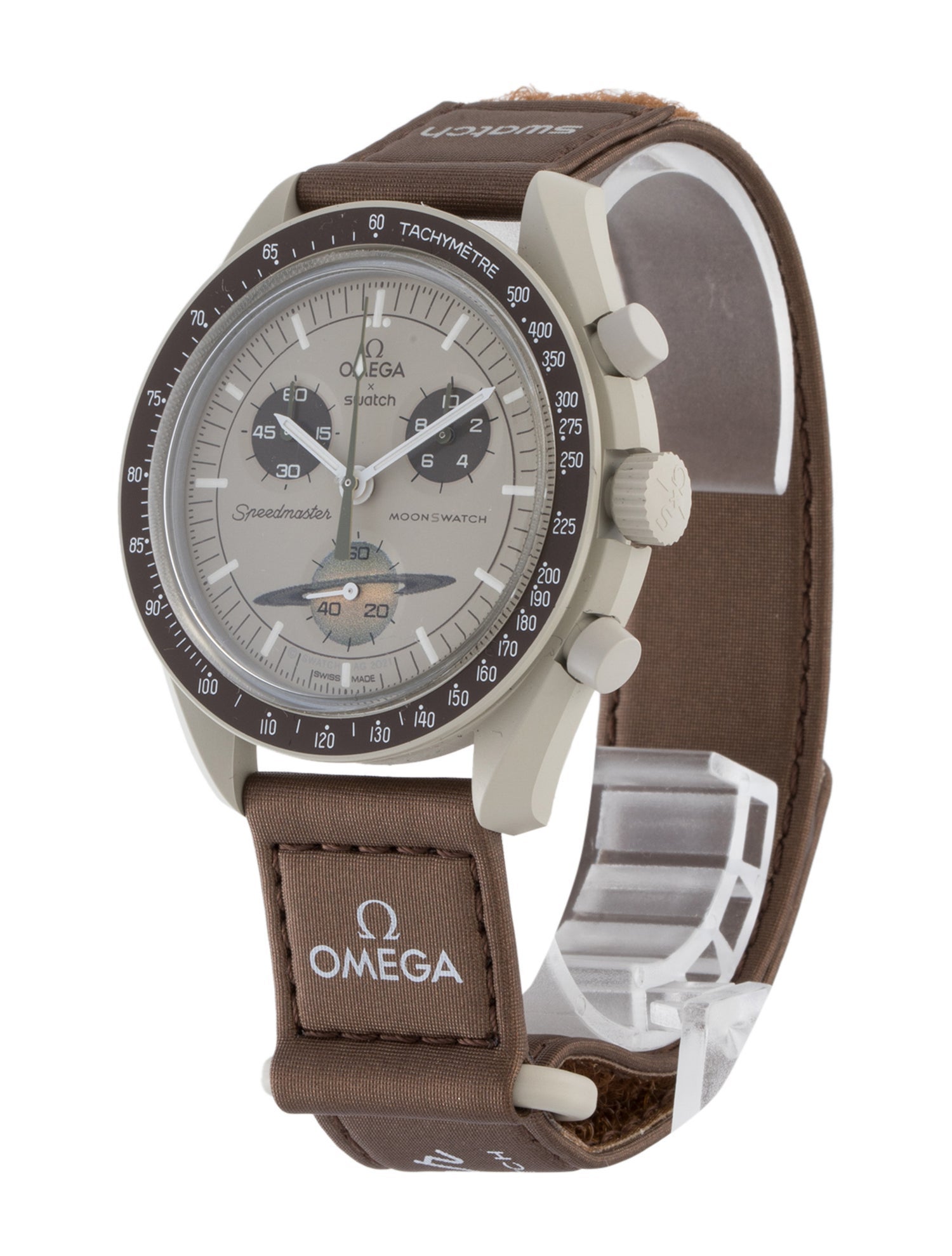 Omega x Swatch Mission to Saturn MoonSwatch