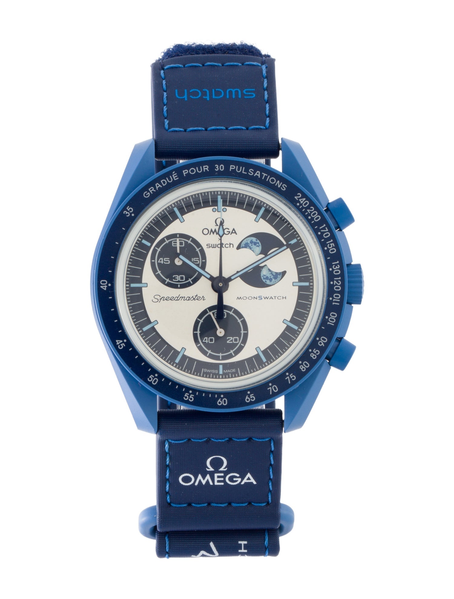 Omega x Swatch "Mission to the Super Blue Moon Phase" MoonSwatch