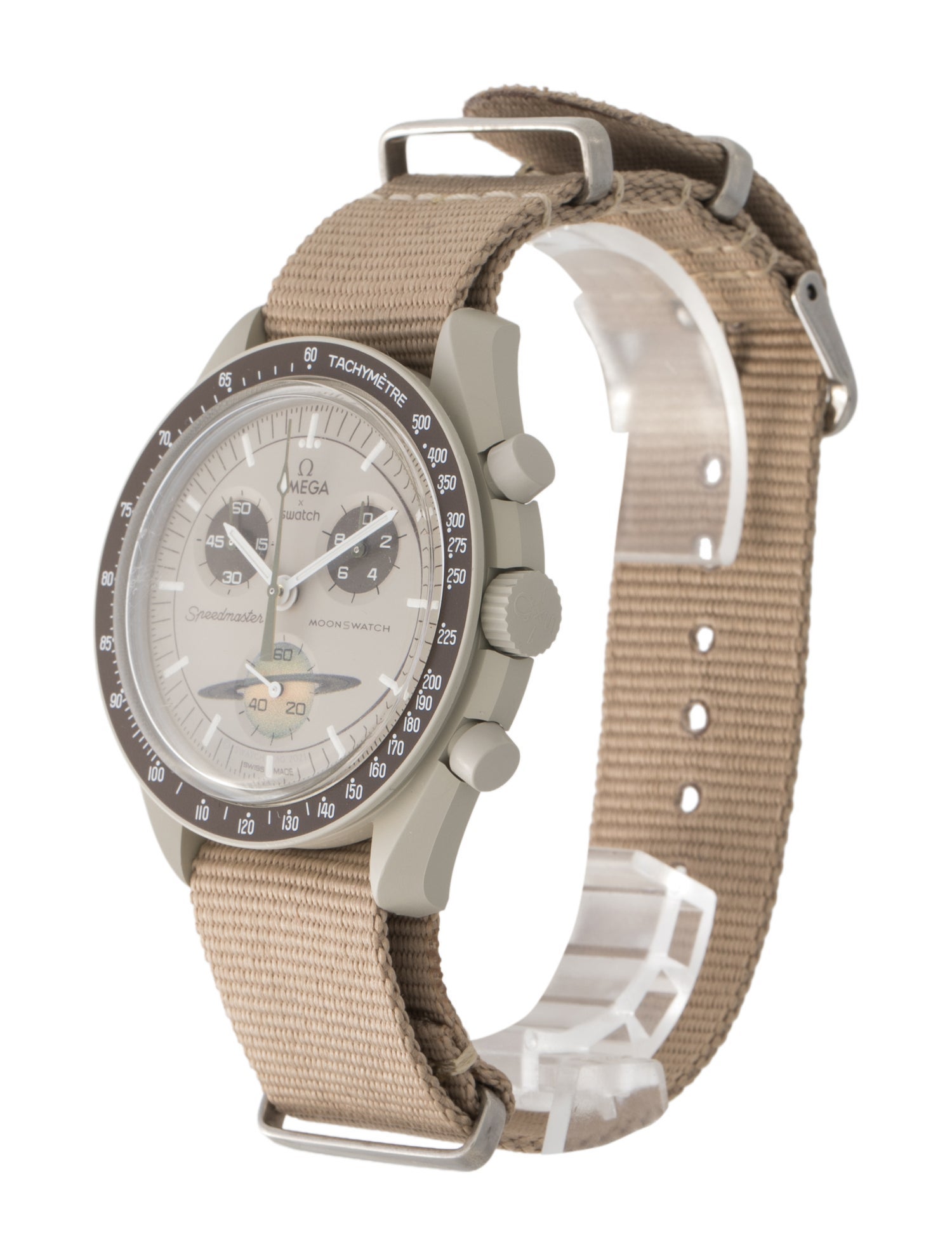 Omega x Swatch Mission to Saturn MoonSwatch