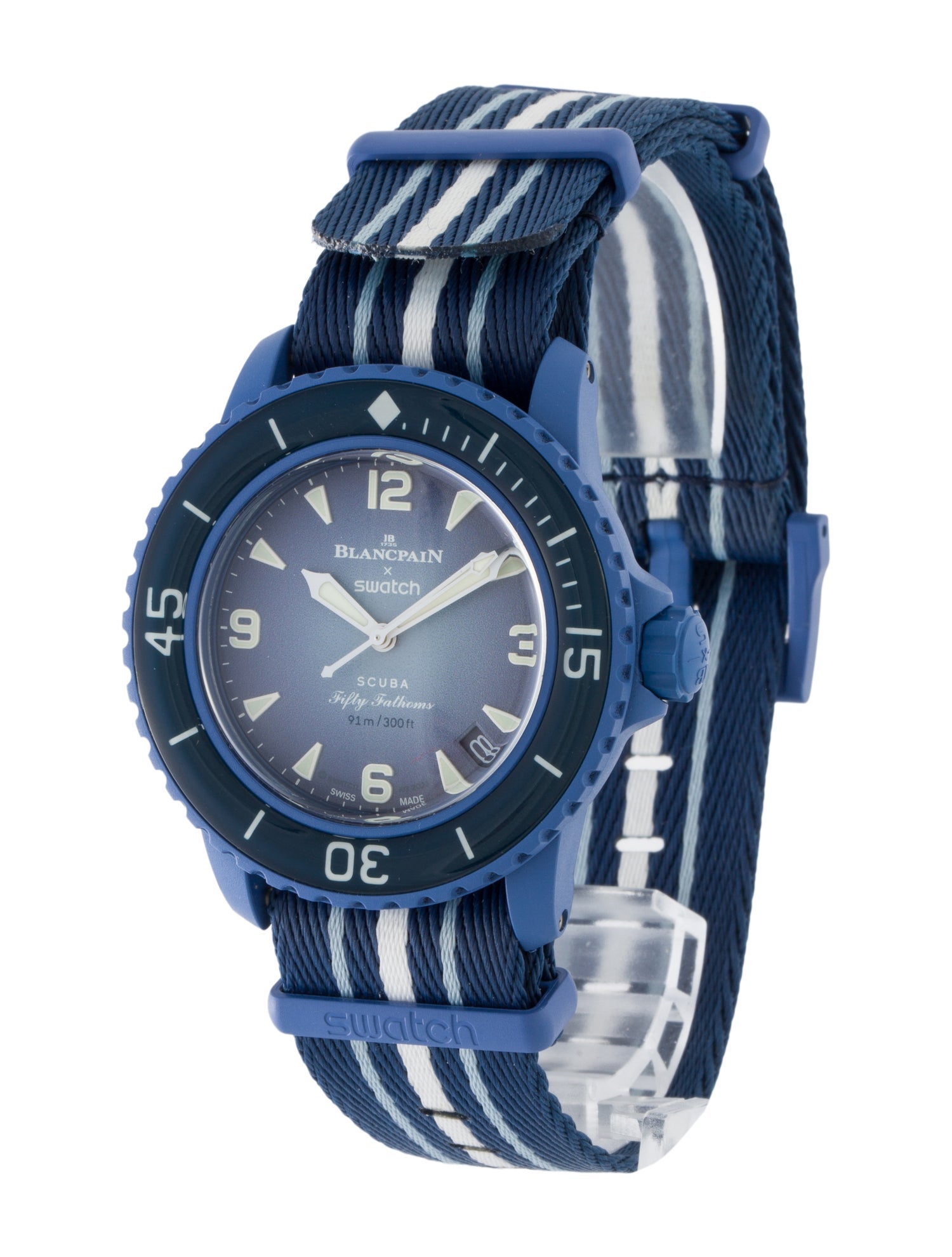 Blancpain X Swatch "Atlantic Ocean" Scuba Fifty-Fathoms Watch