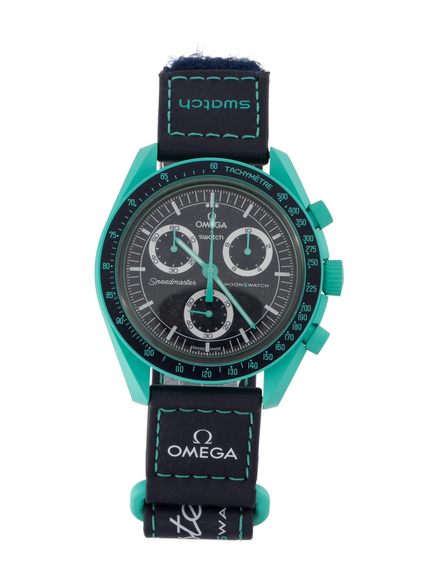 Omega x Swatch "Mission on Earth" MoonSwatch - Polar Lights”