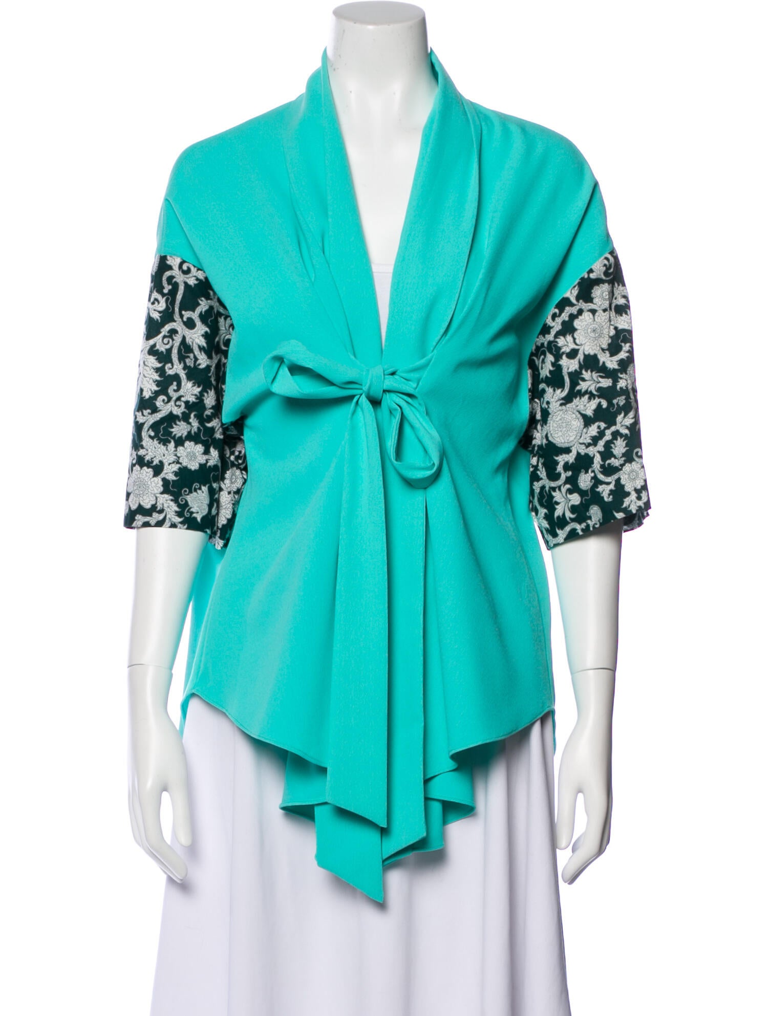 Ong-Oaj Pairam Floral Print Evening Jacket