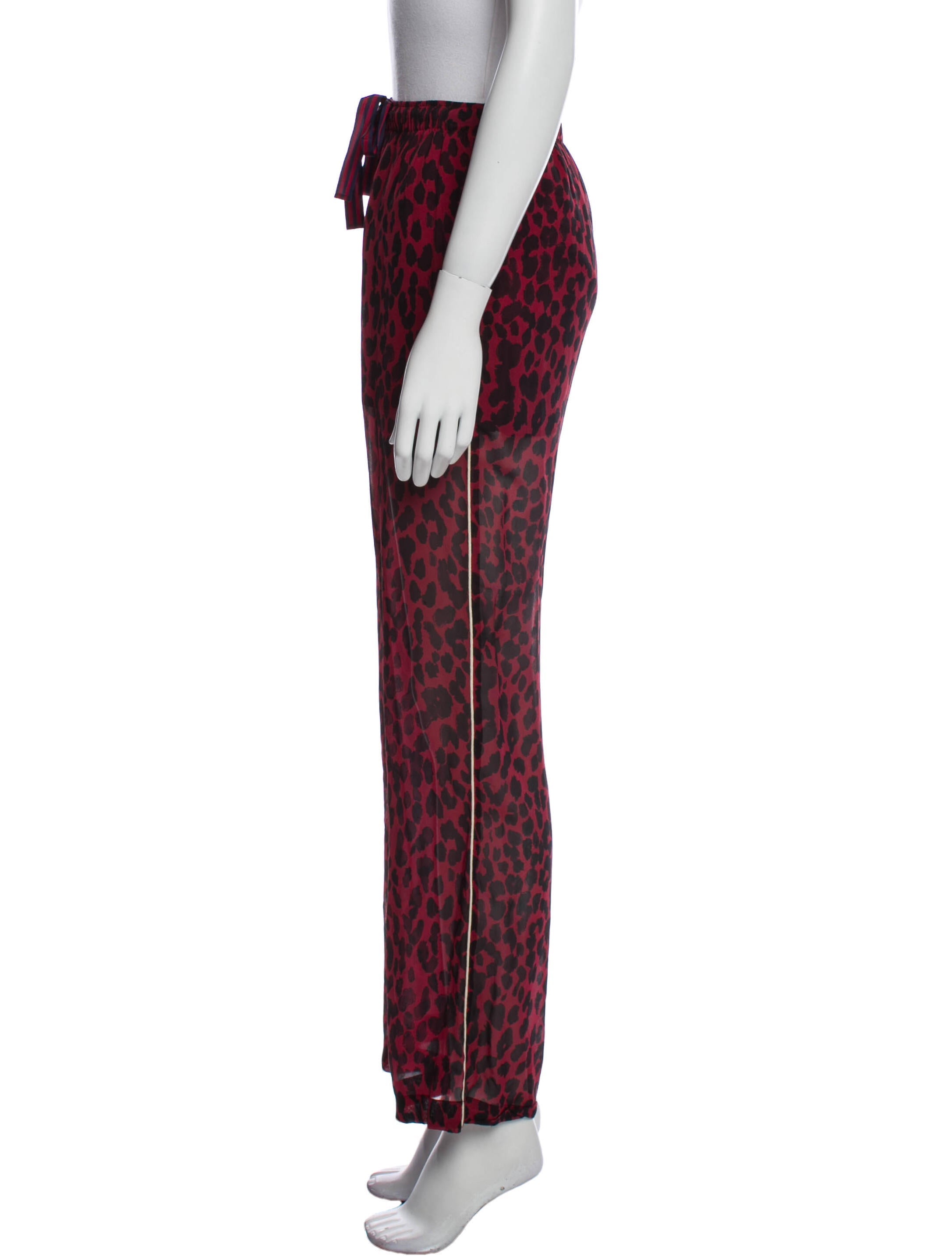 On The Island Silk Straight Leg Pants