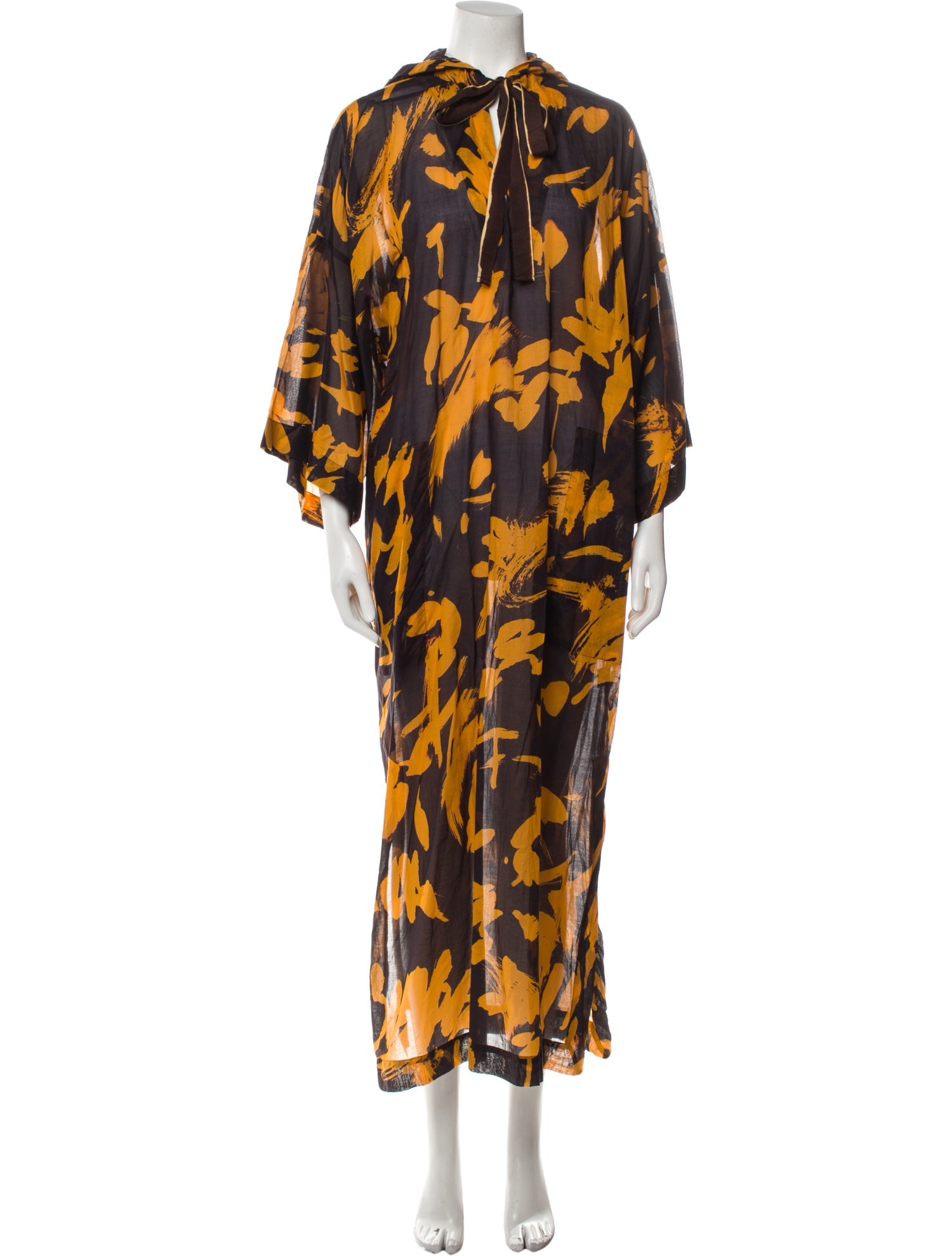 On The Island Floral Print Long Dress w/ Tags