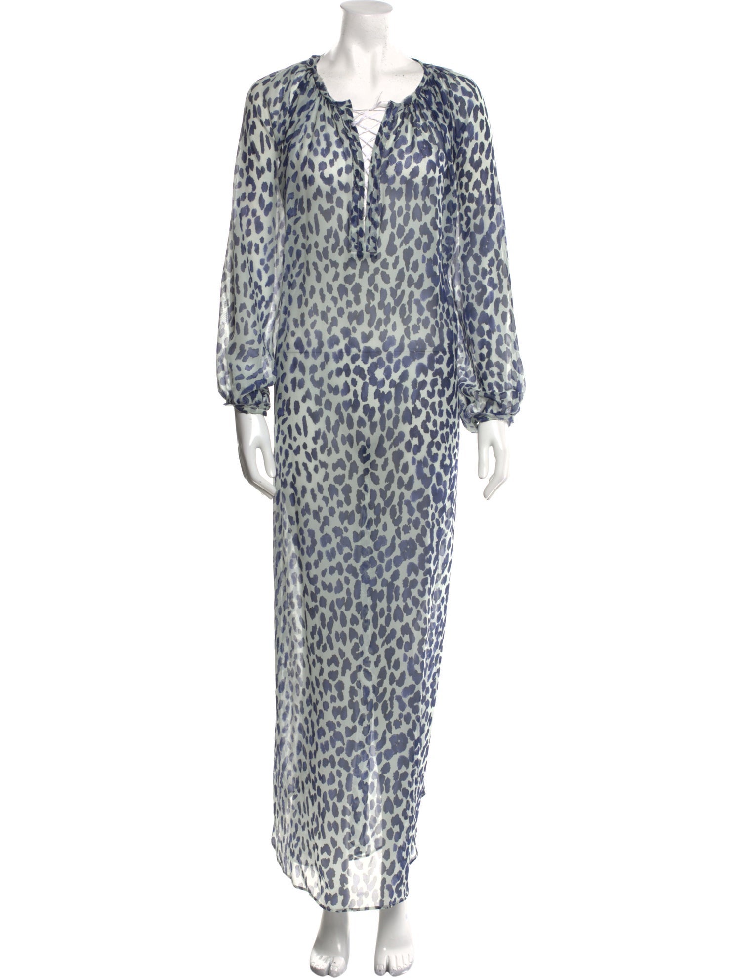 On The Island Silk Long Dress