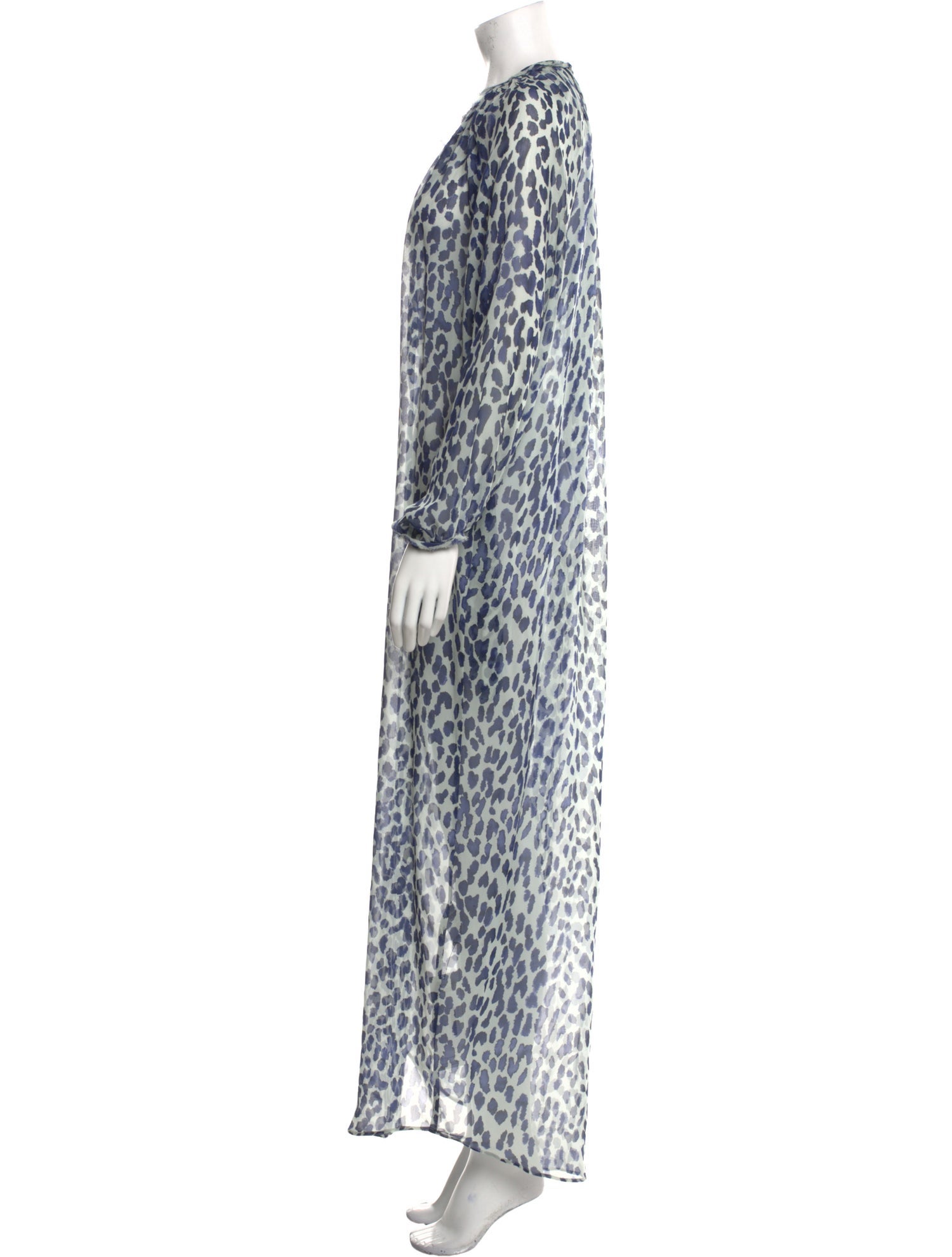 On The Island Silk Long Dress