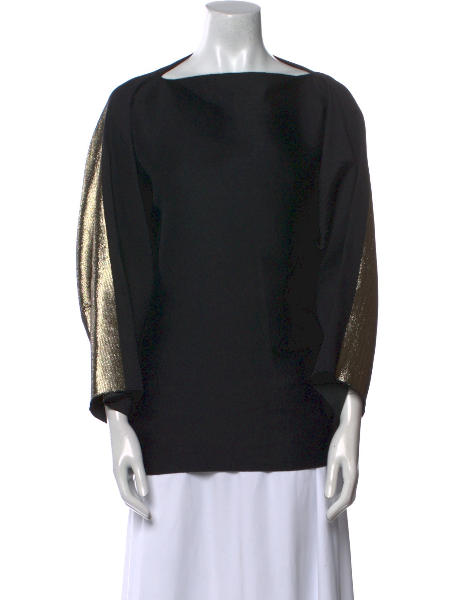 Sophie d'Hoore Wool Bateau Neckline Blouse