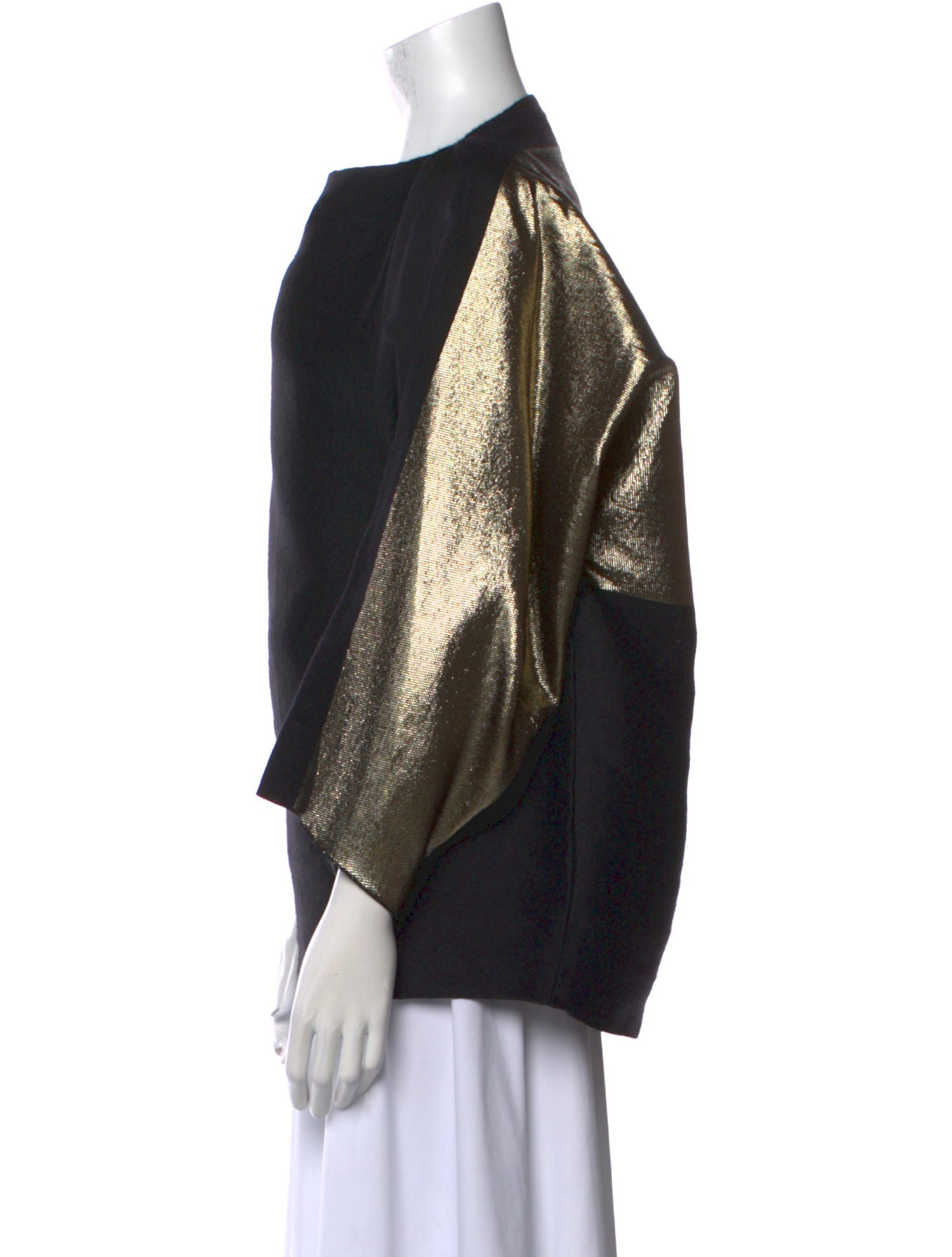 Sophie d'Hoore Wool Bateau Neckline Blouse