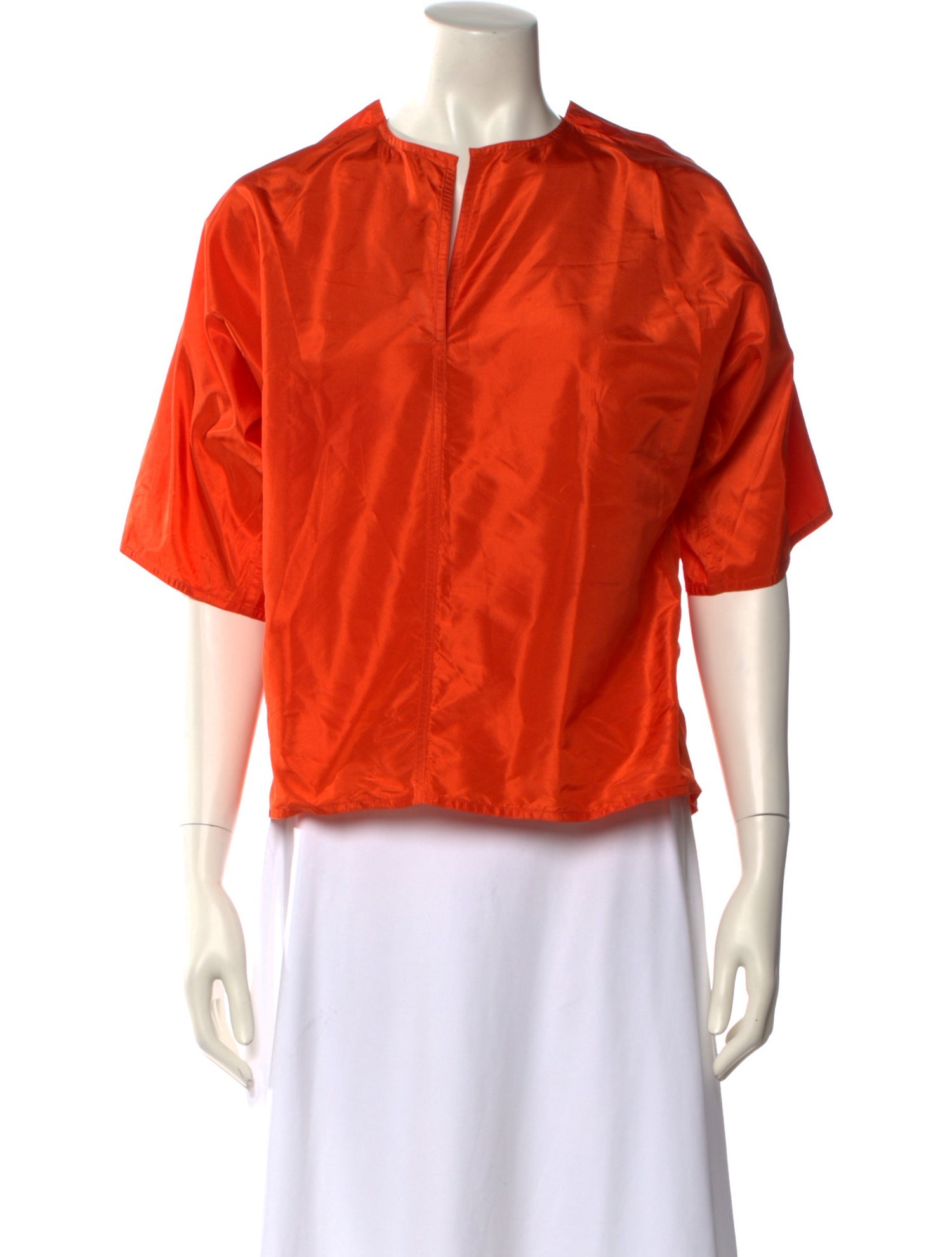 Sophie d'Hoore Silk Crew Neck Blouse