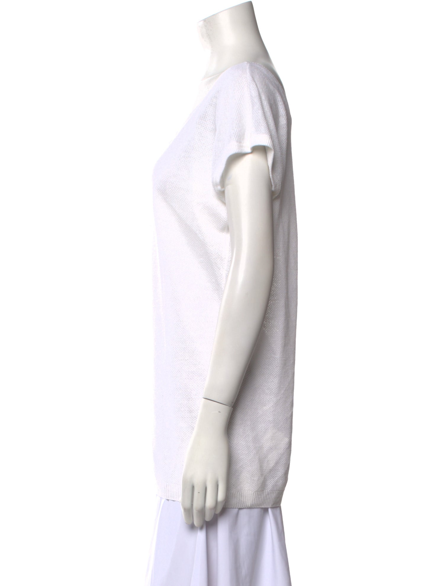 100% Capri Linen Scoop Neck Sweater