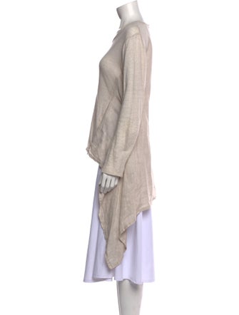 100% Capri Linen Scoop Neck Sweatshirt