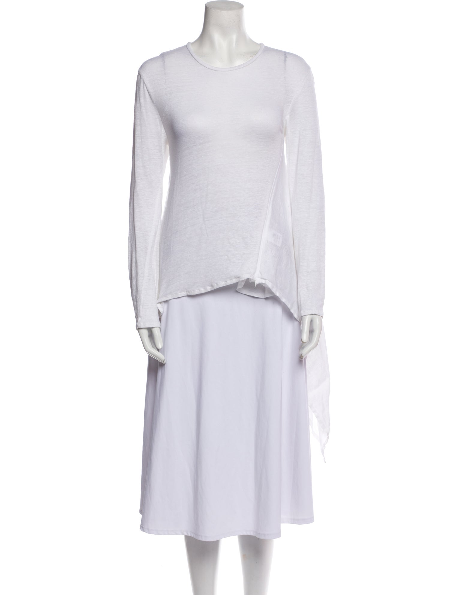 100% Capri Linen Scoop Neck Tunic