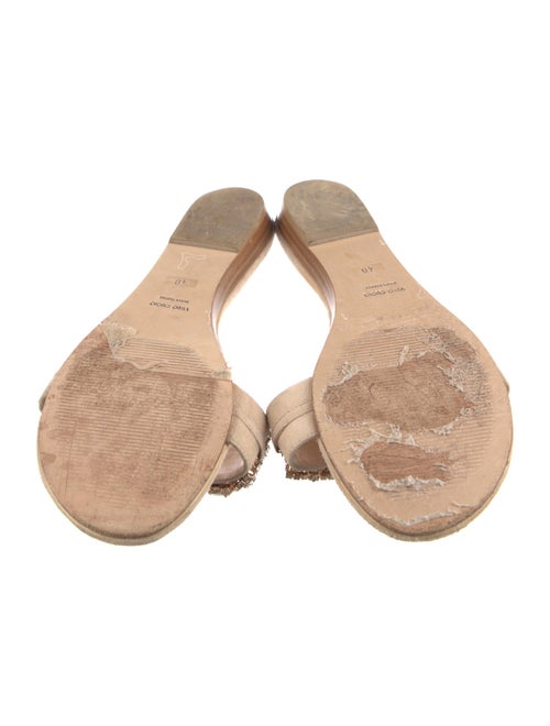 100% Capri Suede Printed Slides