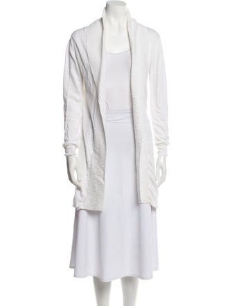 100% Capri Linen Open Front Sweater