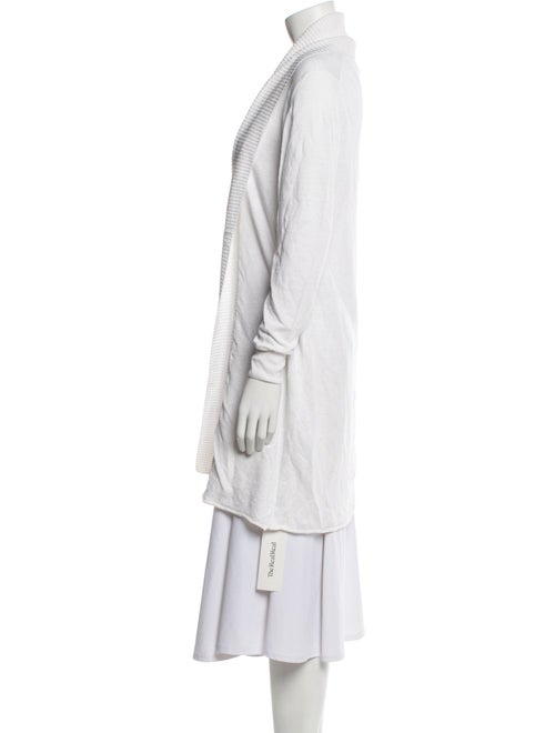 100% Capri Linen Open Front Sweater