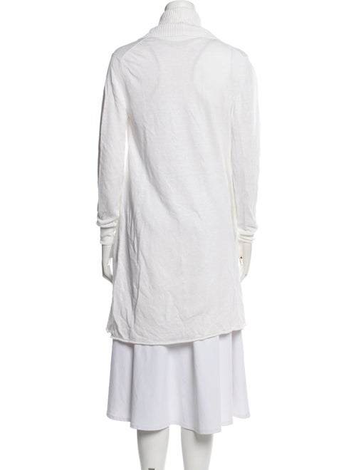 100% Capri Linen Open Front Sweater