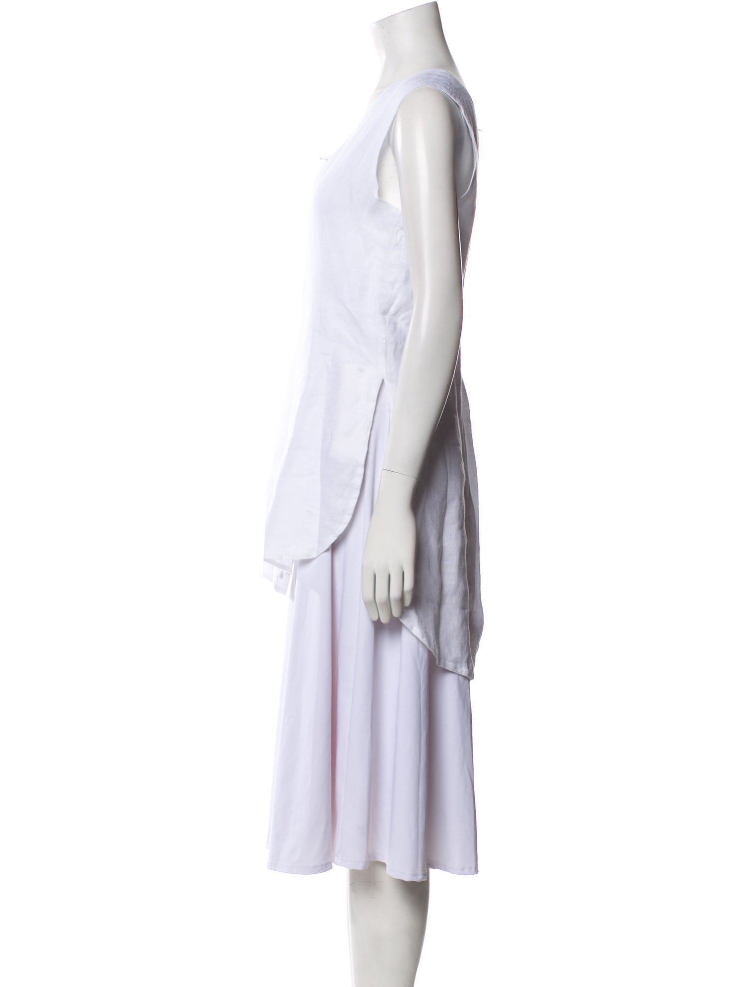 100% Capri Linen V-Neck Tunic