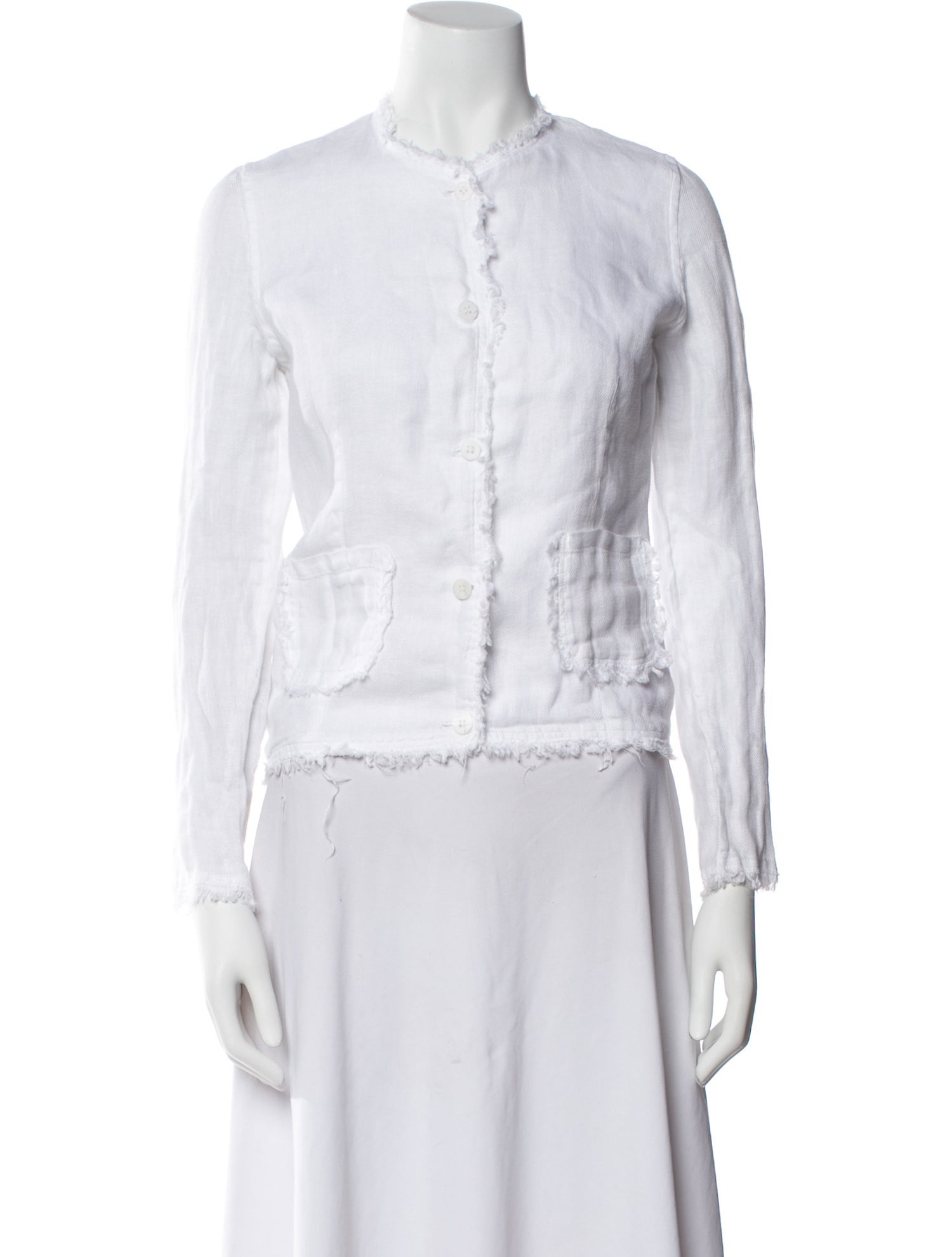 100% Capri Linen Evening Jacket