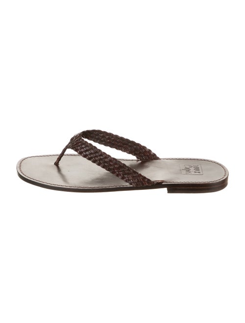 100% Capri Leather Flip Flops